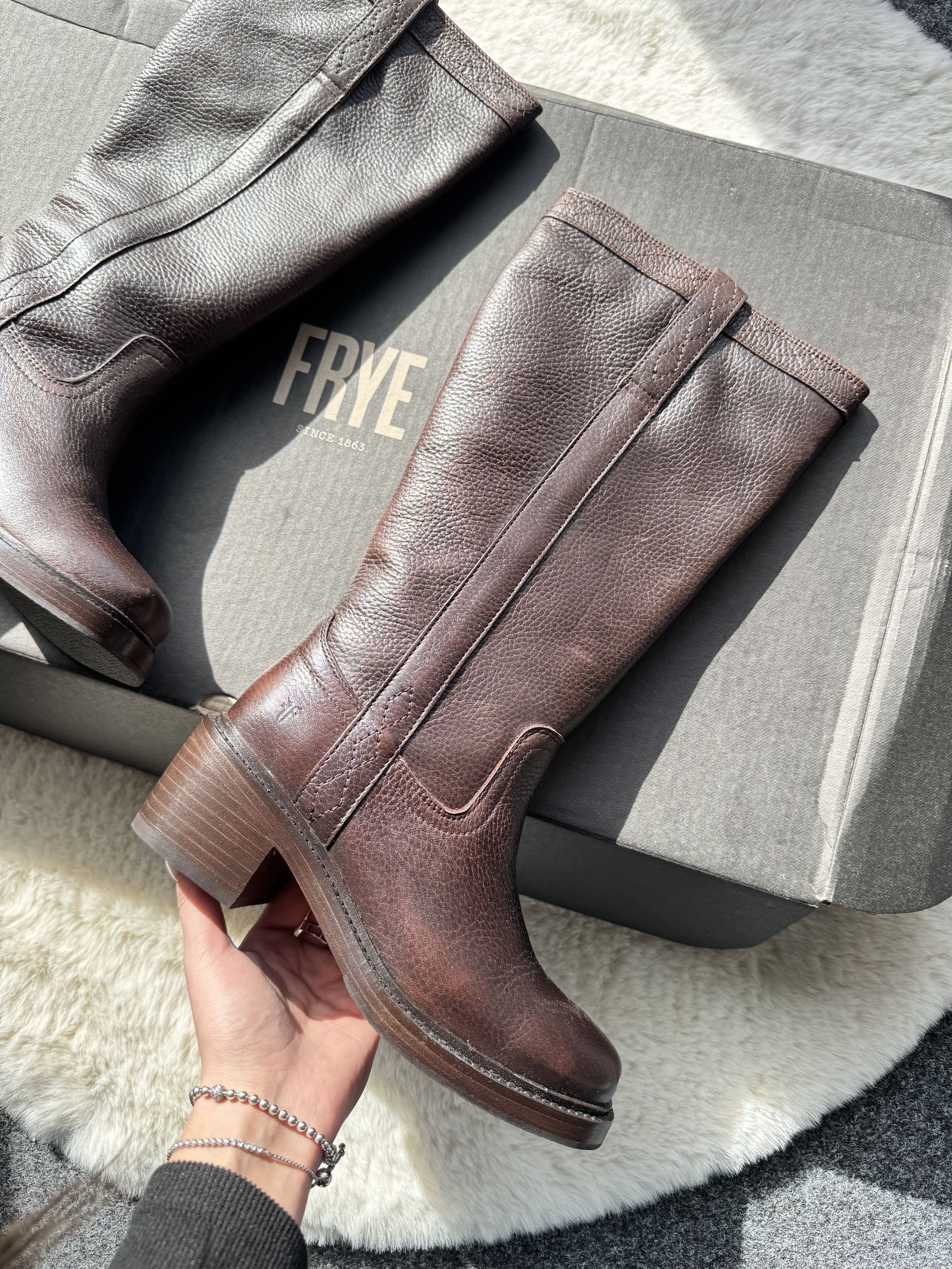 Frye Frye Brown leather boots 36 Size US 5.5 / IT 35.5 - 1 Thumbnail