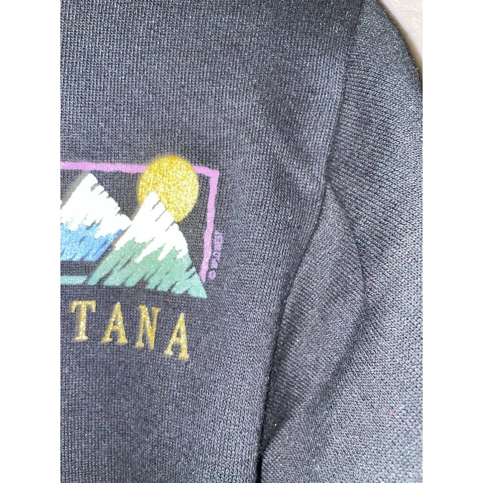 Jerzees Vintage Montana Hoodie Jacket Jerzees 1990s VTG 90s Small Size US S / EU 44-46 / 1 - 4 Thumbnail