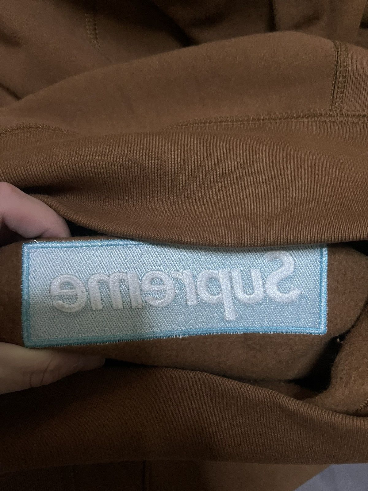 Supreme Supreme fw17 rust Brown box logo hooded sweatershirt Size US S / EU 44-46 / 1 - 6 Thumbnail