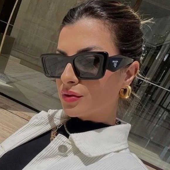 Prada NEW PRADA PR08YS 1AB5S0 WOMEN’S SUNGLASSES PRADA PR08YS BLAC Size ONE SIZE - 6 Thumbnail