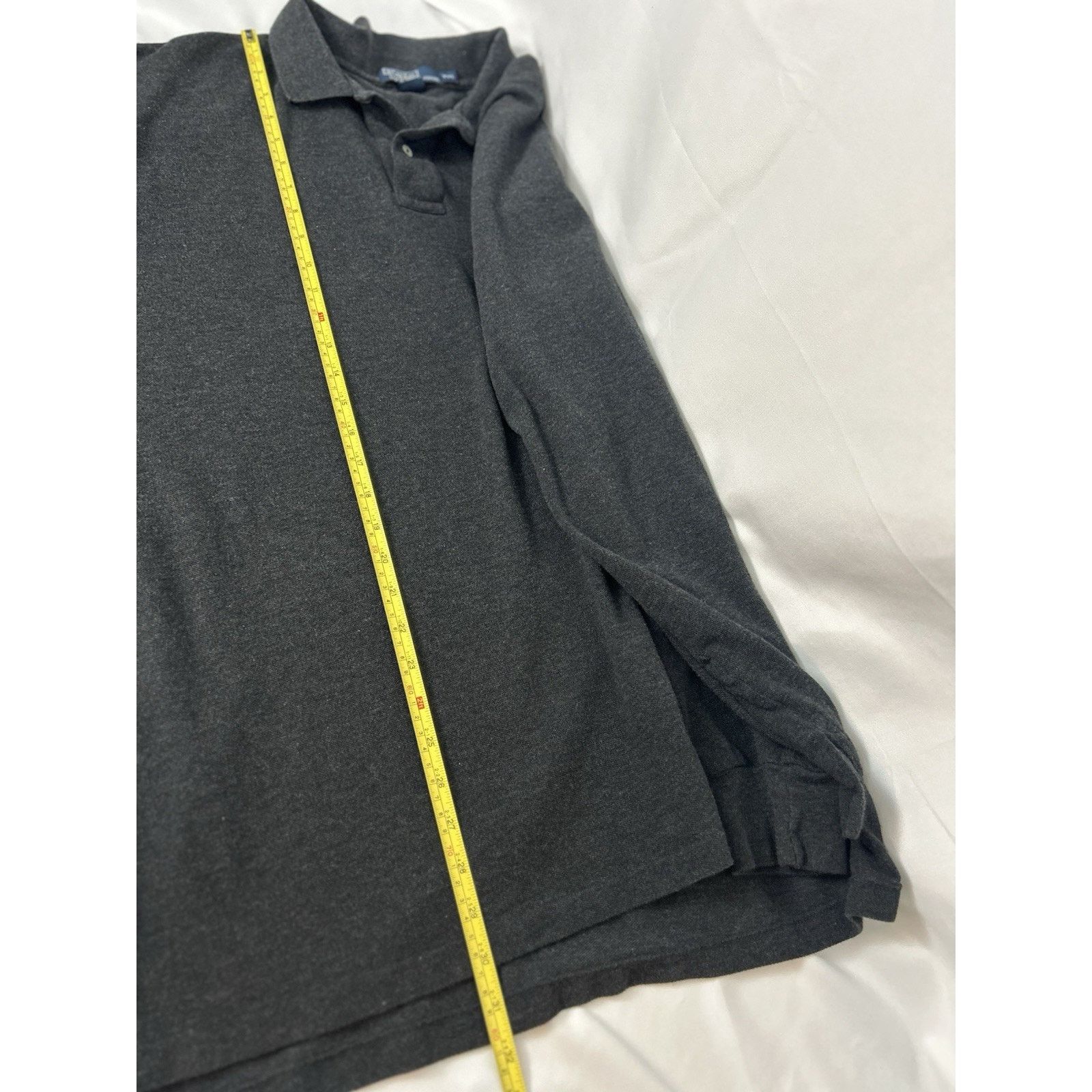 Polo Ralph Lauren VTG Polo Ralph Lauren XXL Long Sleeve Gray Polo Blue Pony Size US XXL / EU 58 / 5 - 6 Thumbnail