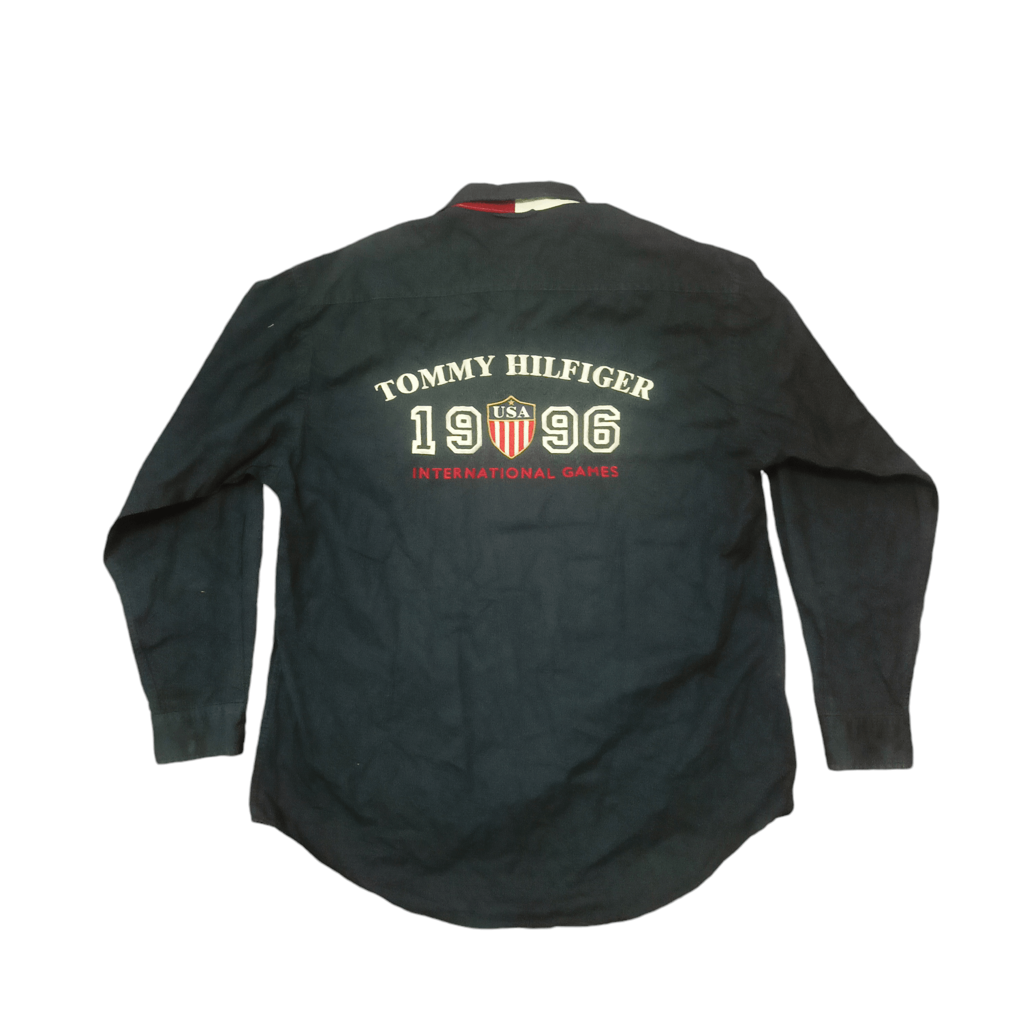 Tommy Hilfiger Rare tommy hilfiger international Games USA 1996 Shirts Size US XL / EU 56 / 4 - 10 Thumbnail