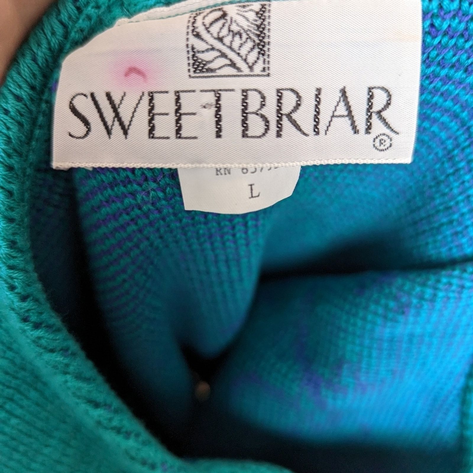 Vintage Vintage 80's Sweetbriar Knit Embroidered Sweater L Size L / US 10 / IT 46 - 2 Thumbnail