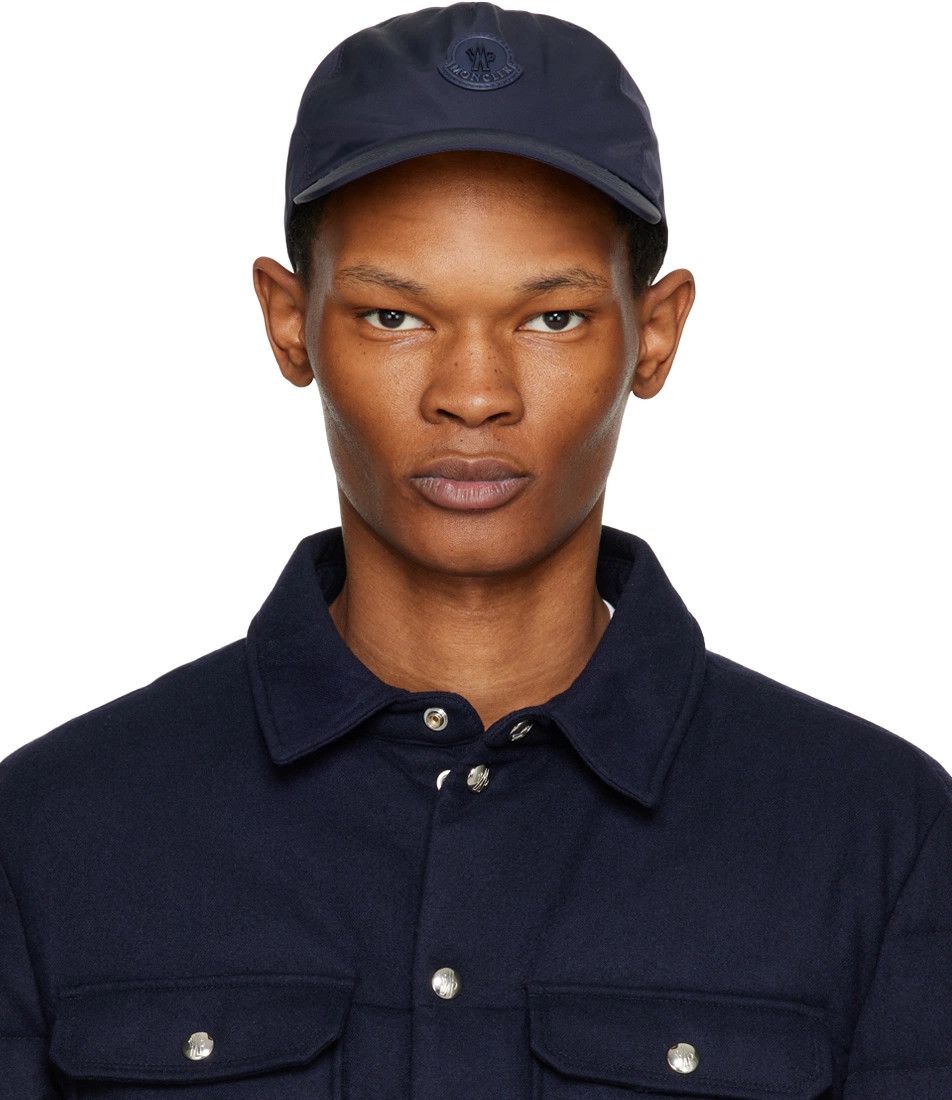 Moncler Moncler Navy Patch Cap - Baseball Cap - One Size Size ONE SIZE - 1 Thumbnail