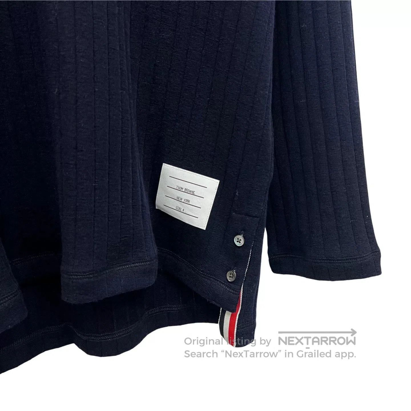 Thom Browne Thom Browne Waffle Knit Turtleneck Longsleeve. Size US XL / EU 56 / 4 - 4 Thumbnail