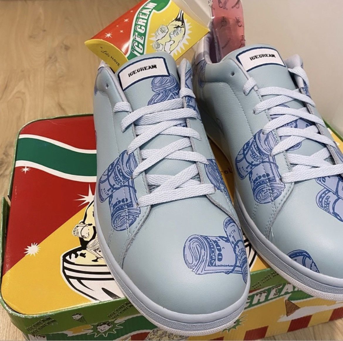 Icecream × Reebok VERY RARE OG REEBOK X BBC/ICE CREAM MONEY ROLL SAMPLE Size US 11.5 / EU 44-45 - 4 Thumbnail