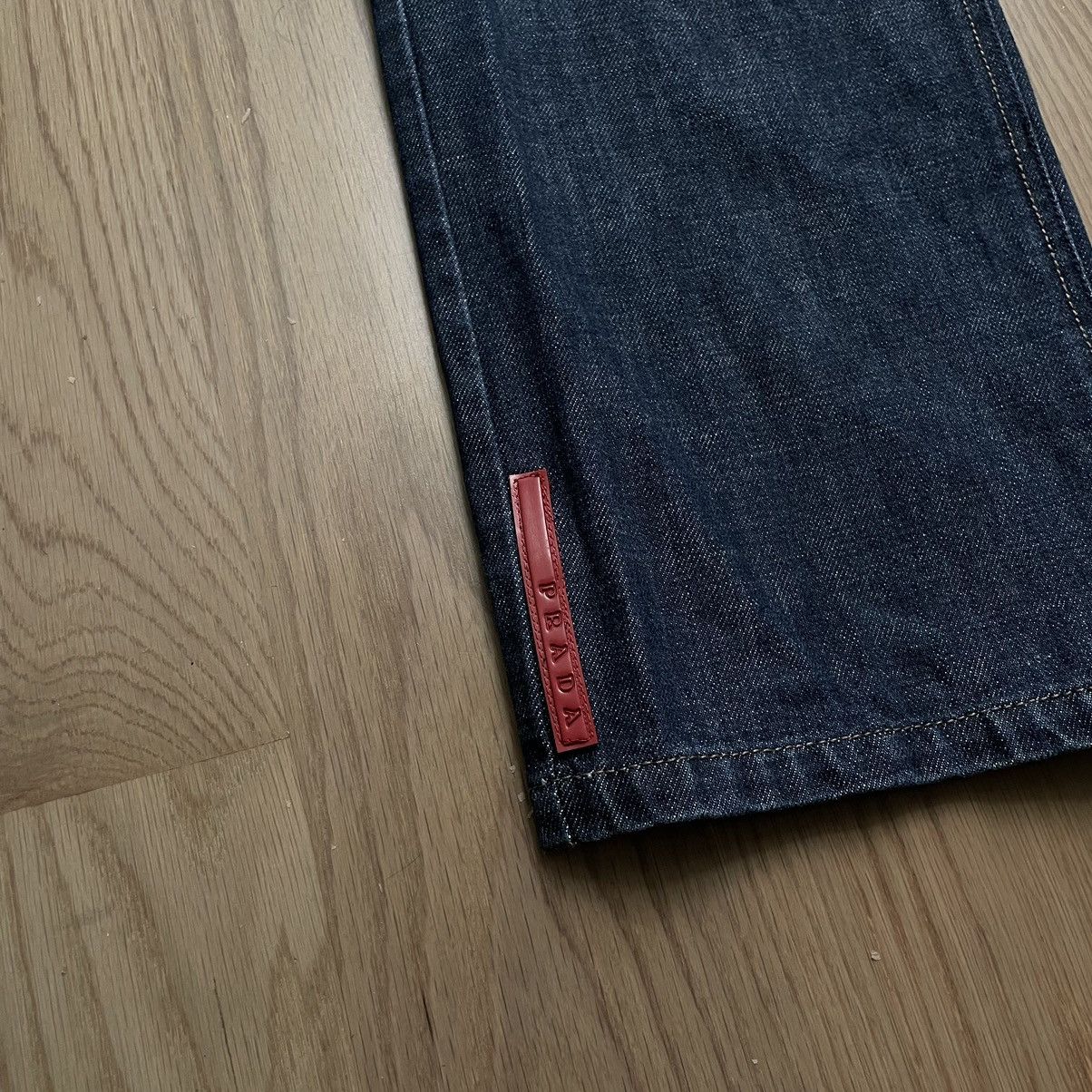 Prada Prada Red Tab Denim Jeans Size US 32 / EU 48 - 2 Thumbnail