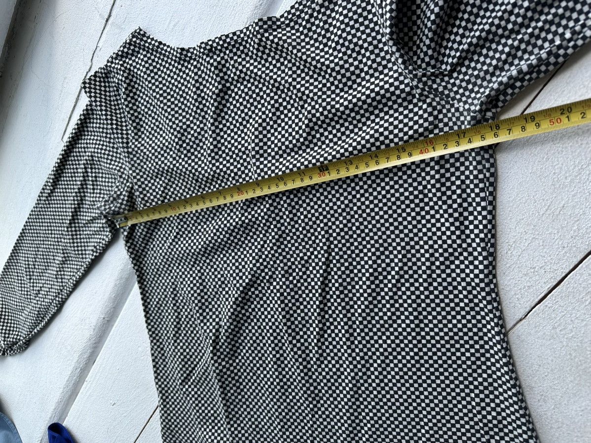 Gudrun Sjoden 🚨GUDRUN SJODEN CHECK BLACK WHITE OPIUM LUXURY LONGSLEEVE Size M / US 6-8 / IT 42-44 - 16 Thumbnail