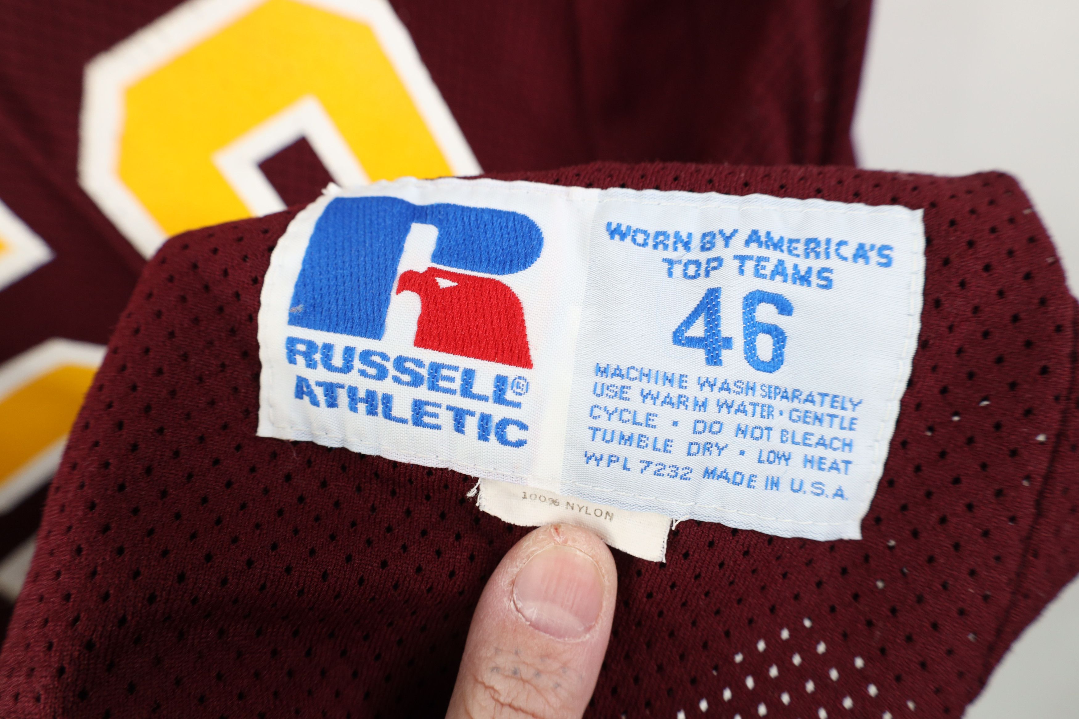 Russell Athletic Vintage 90s Russell Athletic Michigan Basketball Jersey USA Size US XXL / EU 58 / 5 - 6 Thumbnail