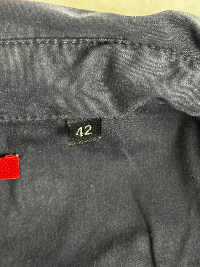 Prada 2000s Prada Navy Classic Soft Shirt Size US M / EU 48-50 / 2 - 12 Thumbnail