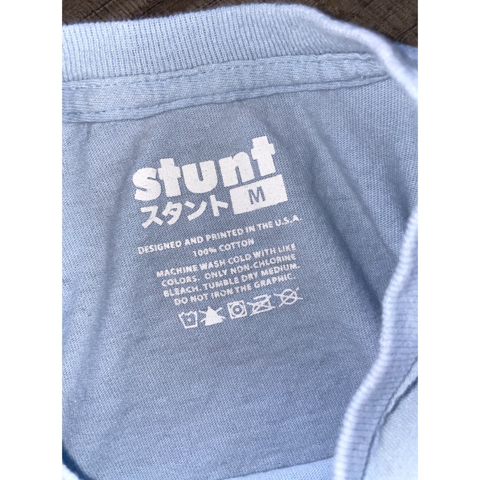 Vintage Stunt T-Shirt Men M Blue 18x26 Cars Anime Import Size US M / EU 48-50 / 2 - 4 Thumbnail