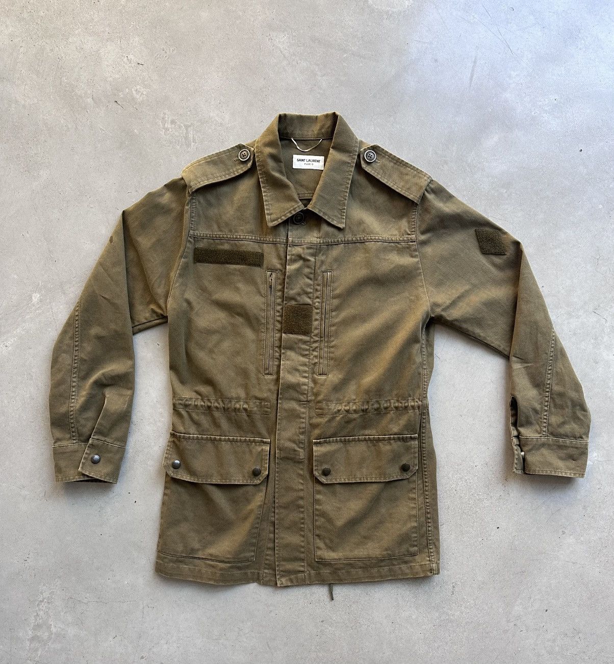 Saint Laurent Paris Saint Laurent M-65 Military Jacket a/w16 Size US S / EU 44-46 / 1 - 1 Thumbnail