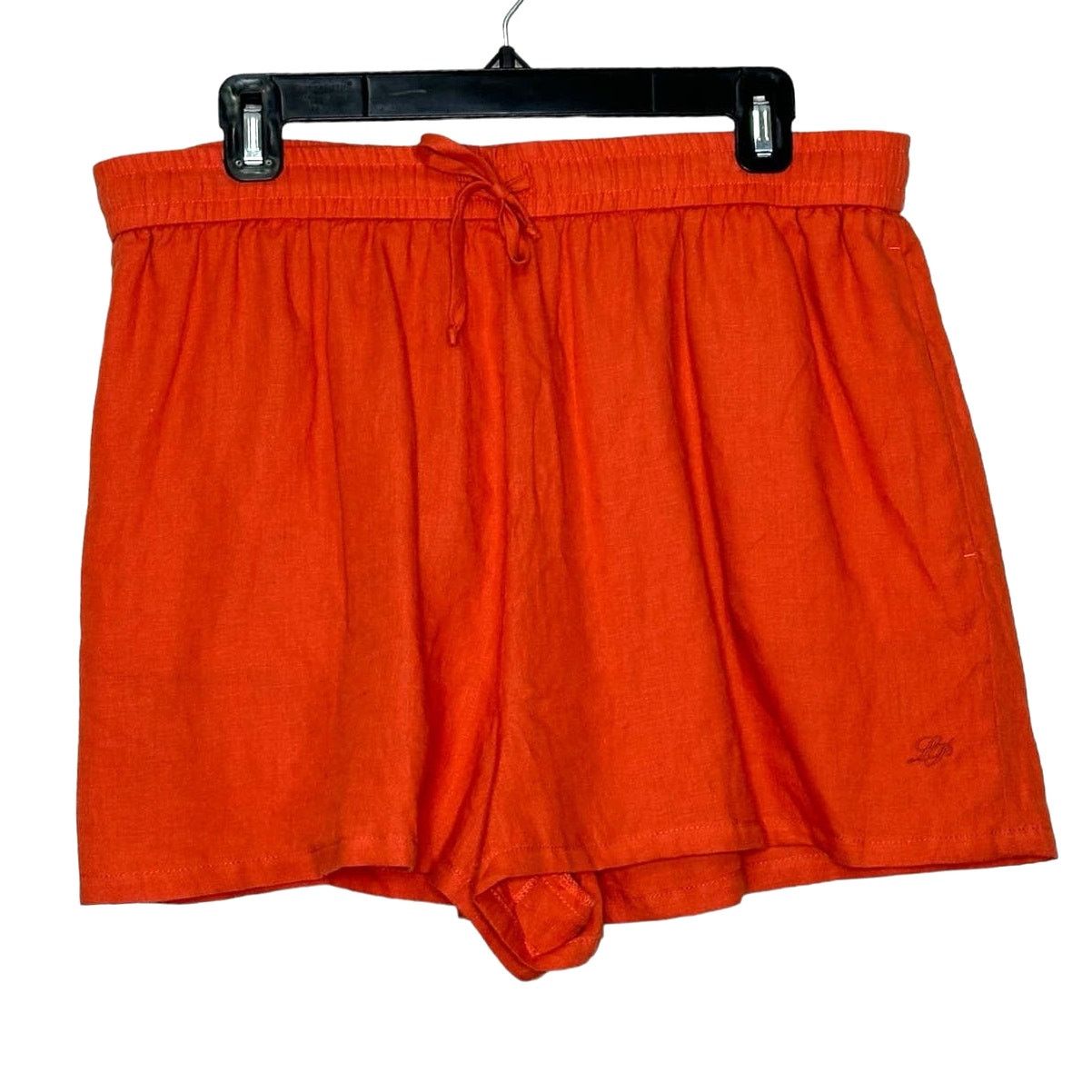 Loro Piana Loro Piana Orange linen pull on shorts size Large Size 36" / US 14 / IT 50 - 6 Thumbnail