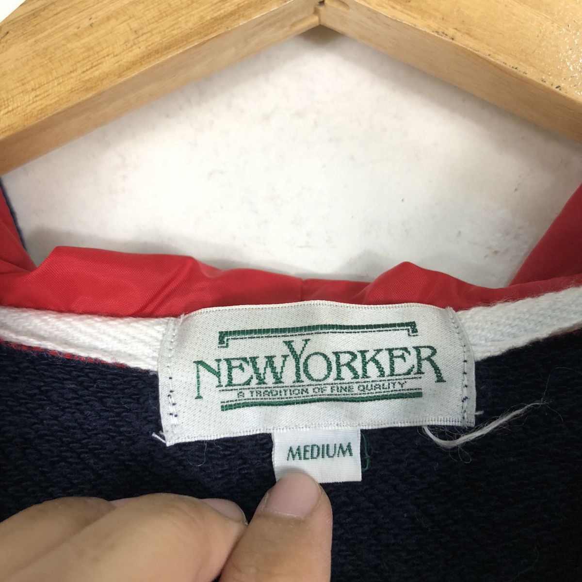 Japanese Brand × Vintage Rare Marine Team New Yowker Hoodie Sweatshirt Medium #A3 Size US M / EU 48-50 / 2 - 17 Thumbnail