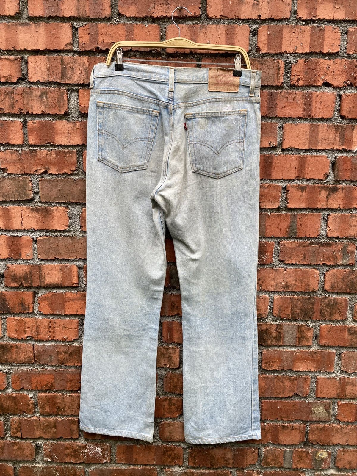 Levi's Vintage Clothing W35x31 Vintage levi's 517 flare bellbottom made in USA faded Size US 35 - 2 Thumbnail