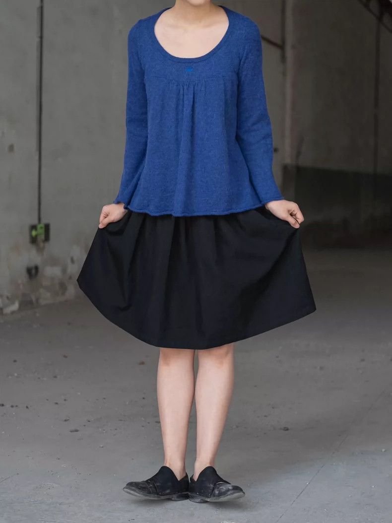 Vivienne Westwood Blue and purple Saturn knit top