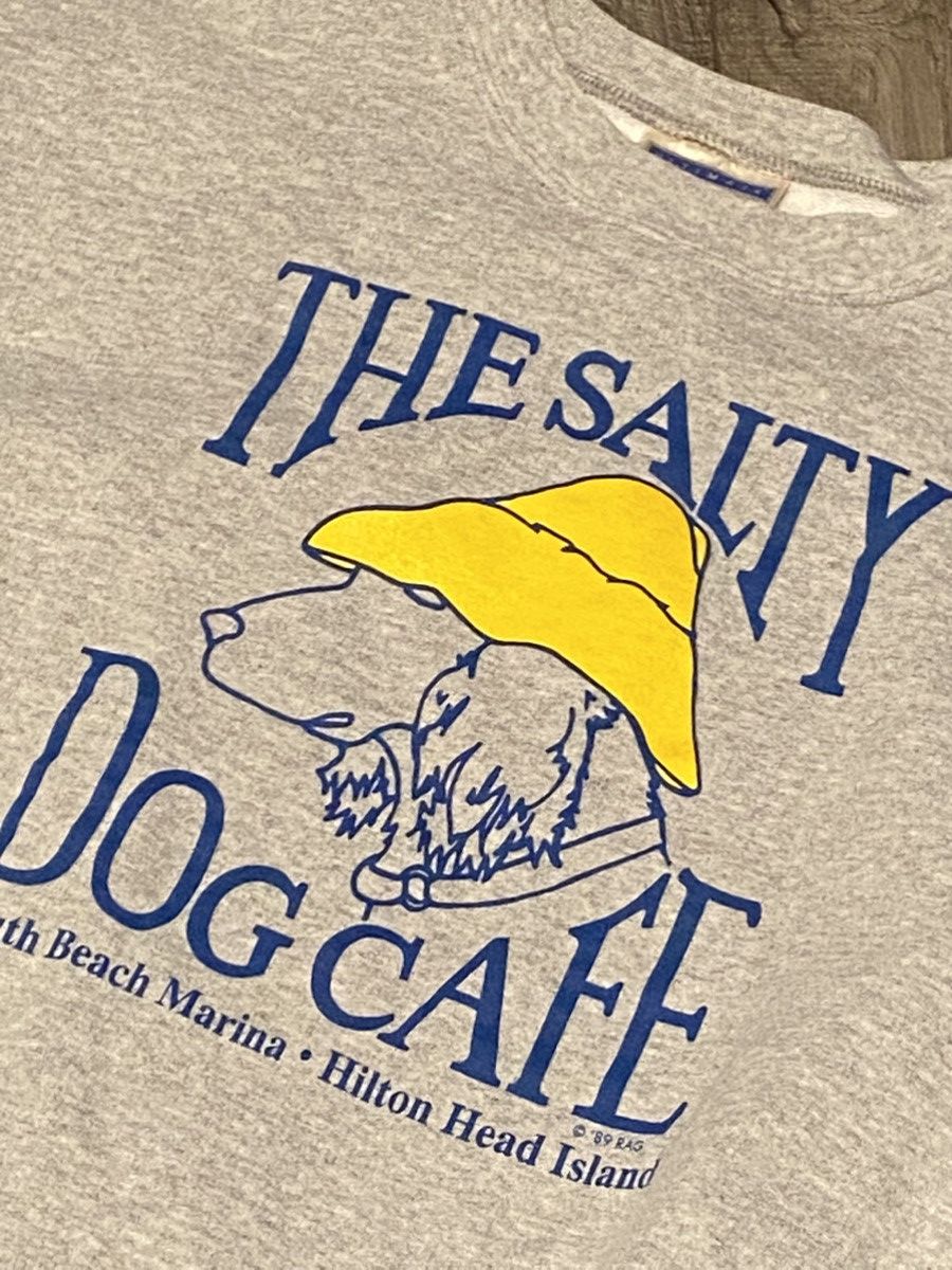 Hanes × Vintage Vintage 1989 Hanes “The Salty Dog Cafe” Crewneck Size US XL / EU 56 / 4 - 2 Thumbnail