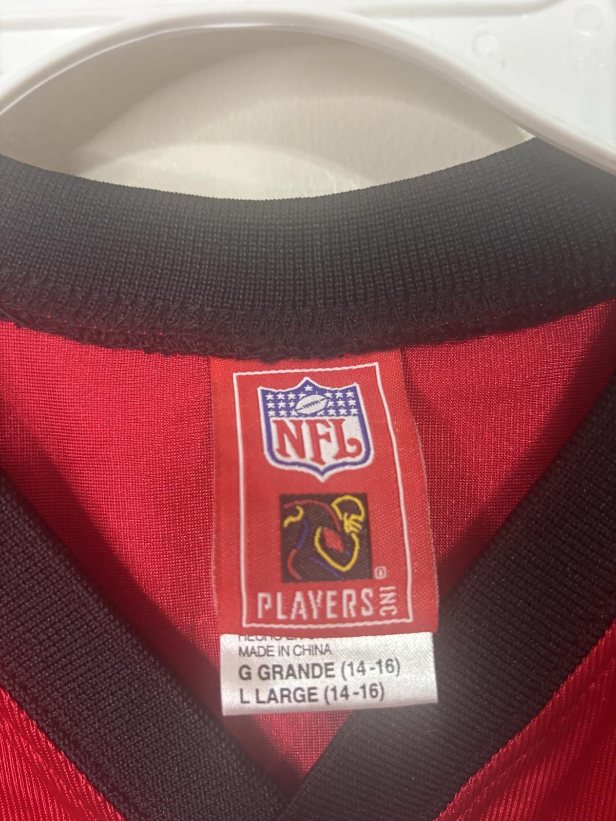 Reebok Michael Vick Atlanta Falcons Jersey - Red - Size L Youth Size US L / EU 52-54 / 3 - 5 Thumbnail