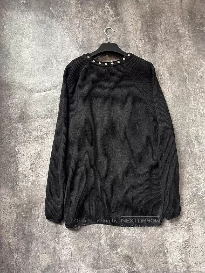 Saint Laurent Paris Saint Laurent Paris Studded Round Neck Knit Sweater Size US XL / EU 56 / 4 - 2 Thumbnail