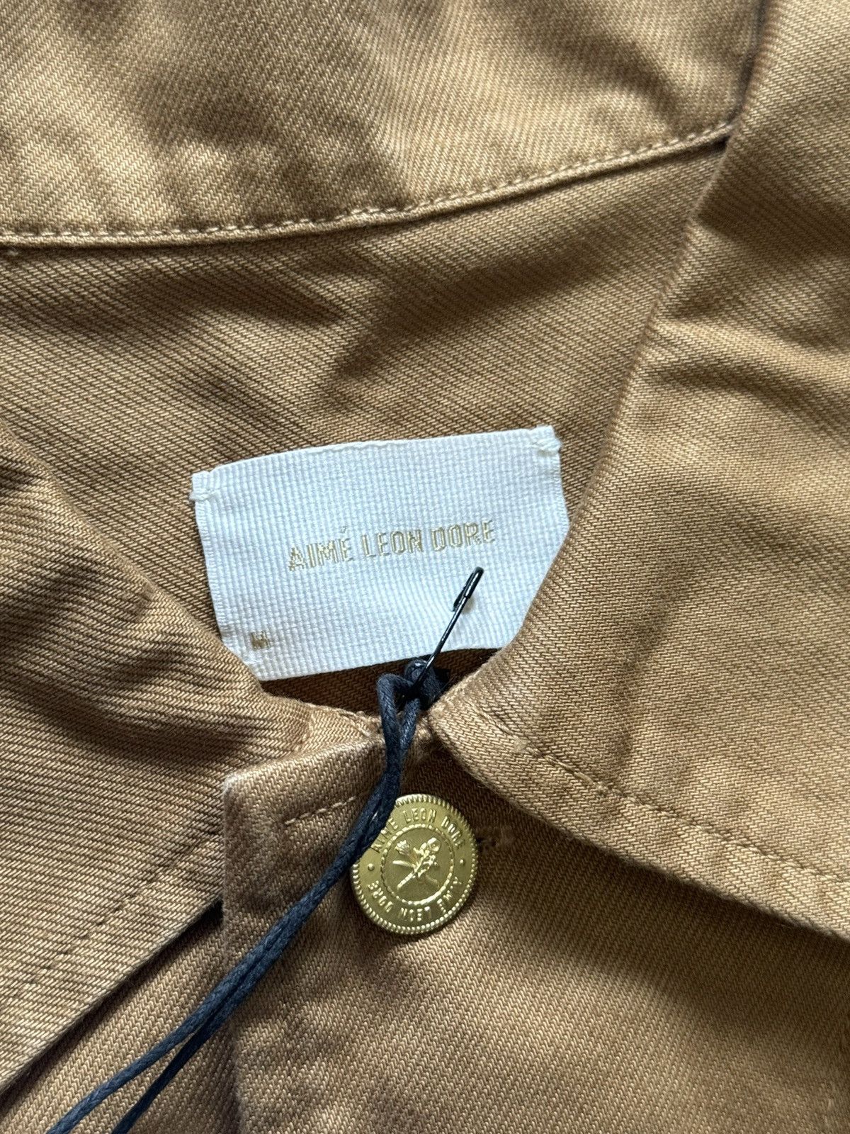 Aime Leon Dore Aime Leon Dore Garment Dyed Twill Workshirt Tapenade Jacket Size US M / EU 48-50 / 2 - 6 Thumbnail