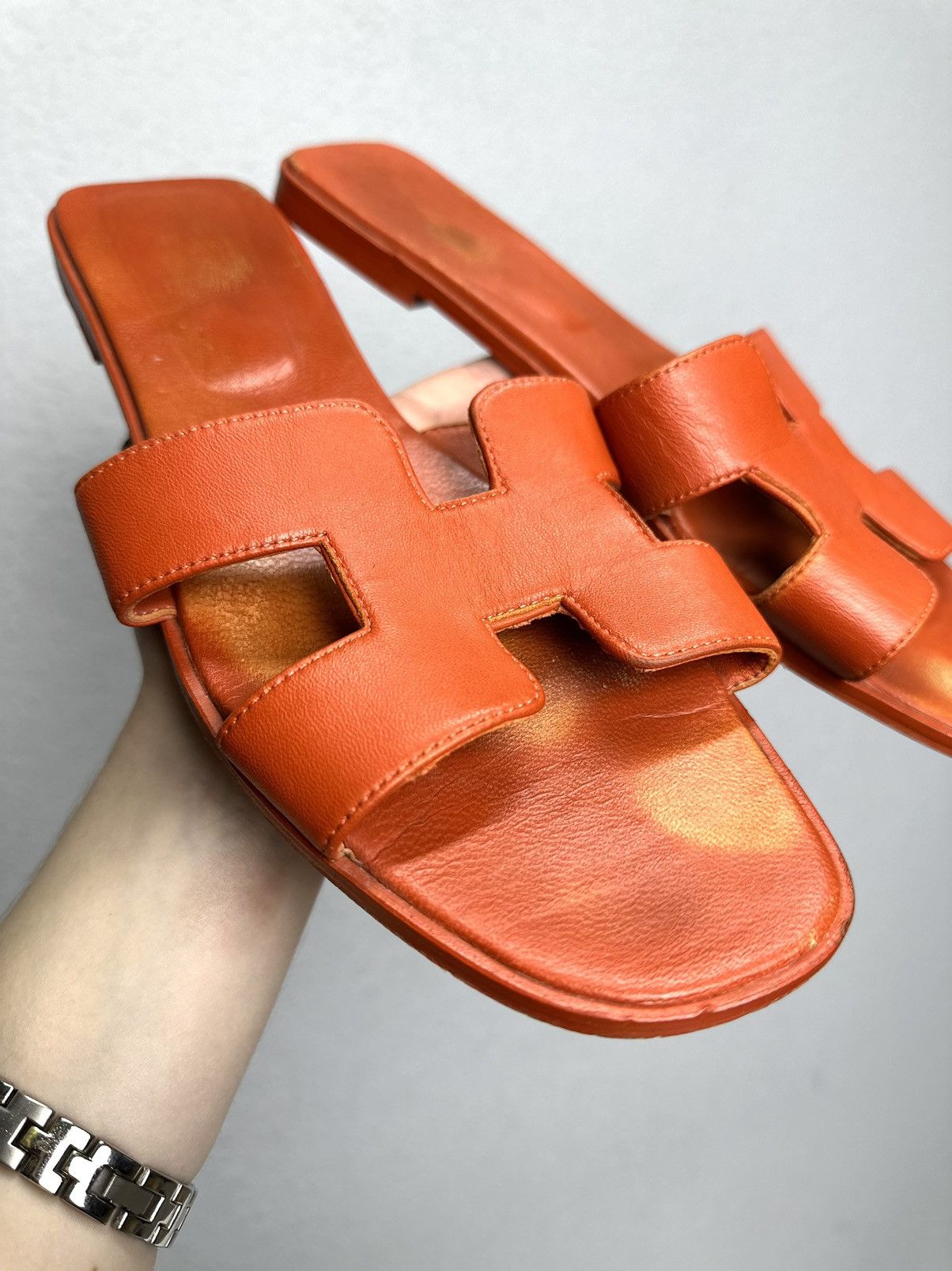 Hermes Vintage Hermes Sandals Luxury Size US 11 / IT 41 - 3 Thumbnail