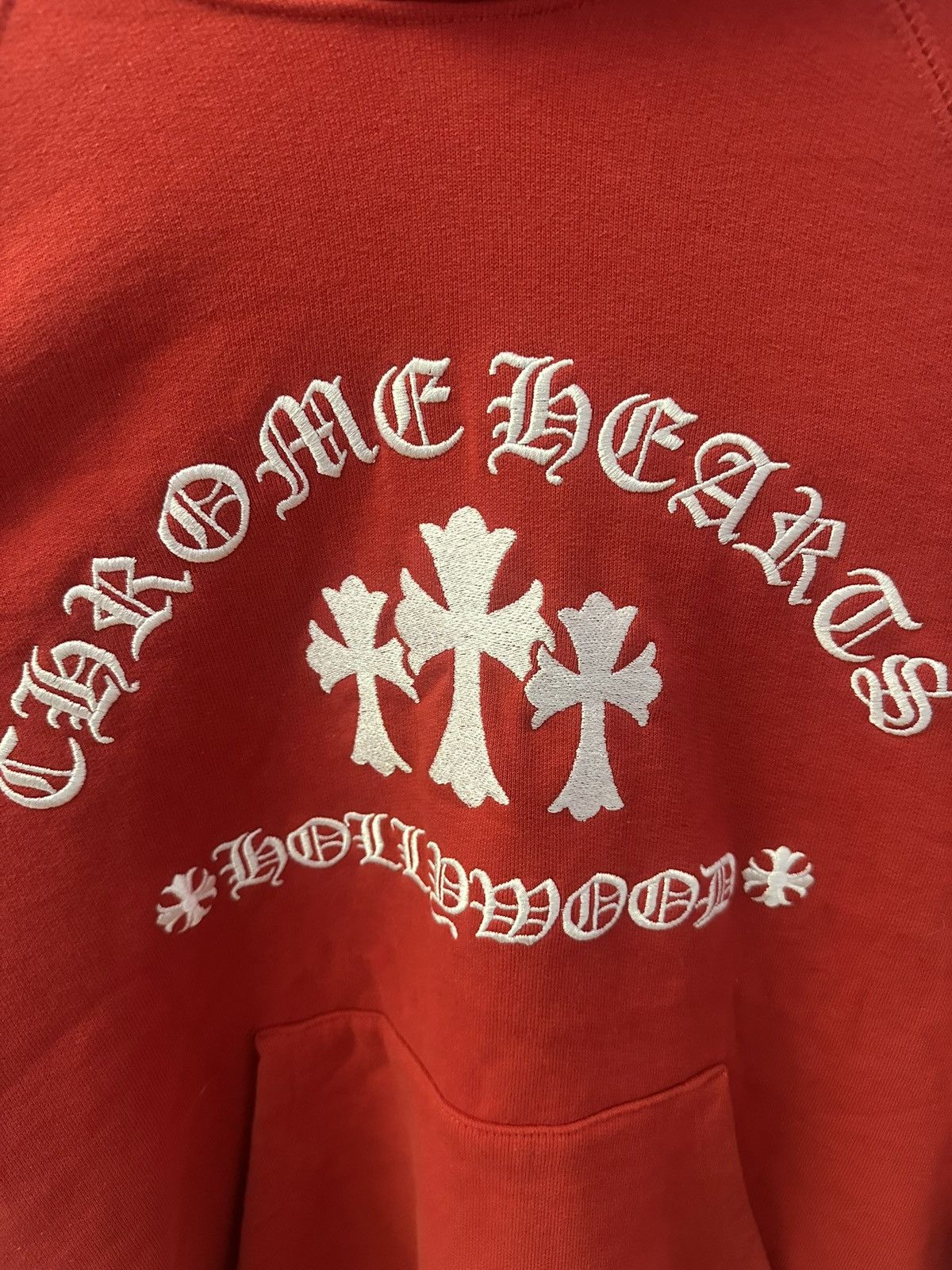 Chrome Hearts Chrome Hearts Hollywood Embroidered Hoodie Size US M / EU 48-50 / 2 - 3 Thumbnail