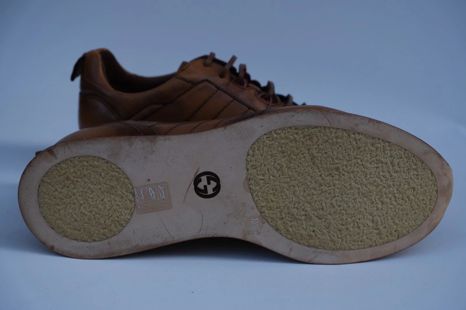 Gucci New Gucci Brown Leather Sneakers UK 10.5 US 11.5 EU 44.5 Size US 11.5 / EU 44-45 - 8 Thumbnail