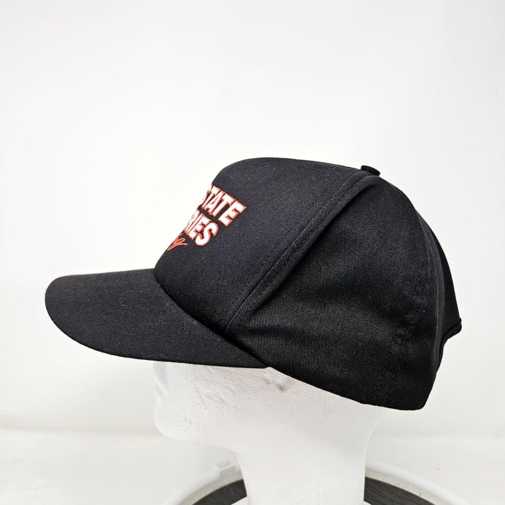 Logo 7 VINTAGE Swingster Snapback Hat | USA 80s 90s | Black | One Size | Men | Made in USA | Interstate Batteries Logo Size ONE SIZE - 5 Thumbnail