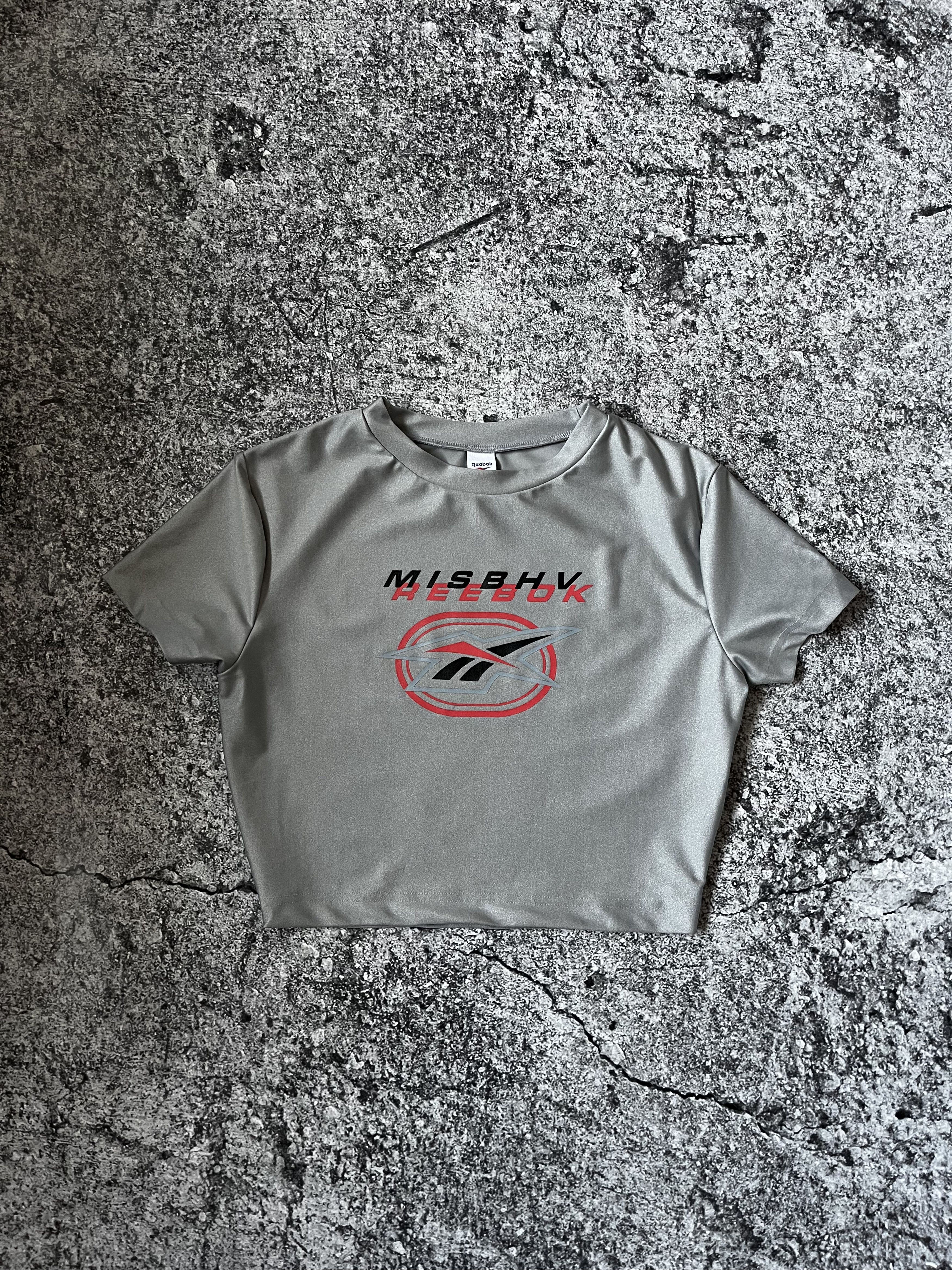 Misbhv × Reebok Crop top Misbhv x Reebok Silver Grey sportswear Size M / US 6-8 / IT 42-44 - 1 Thumbnail