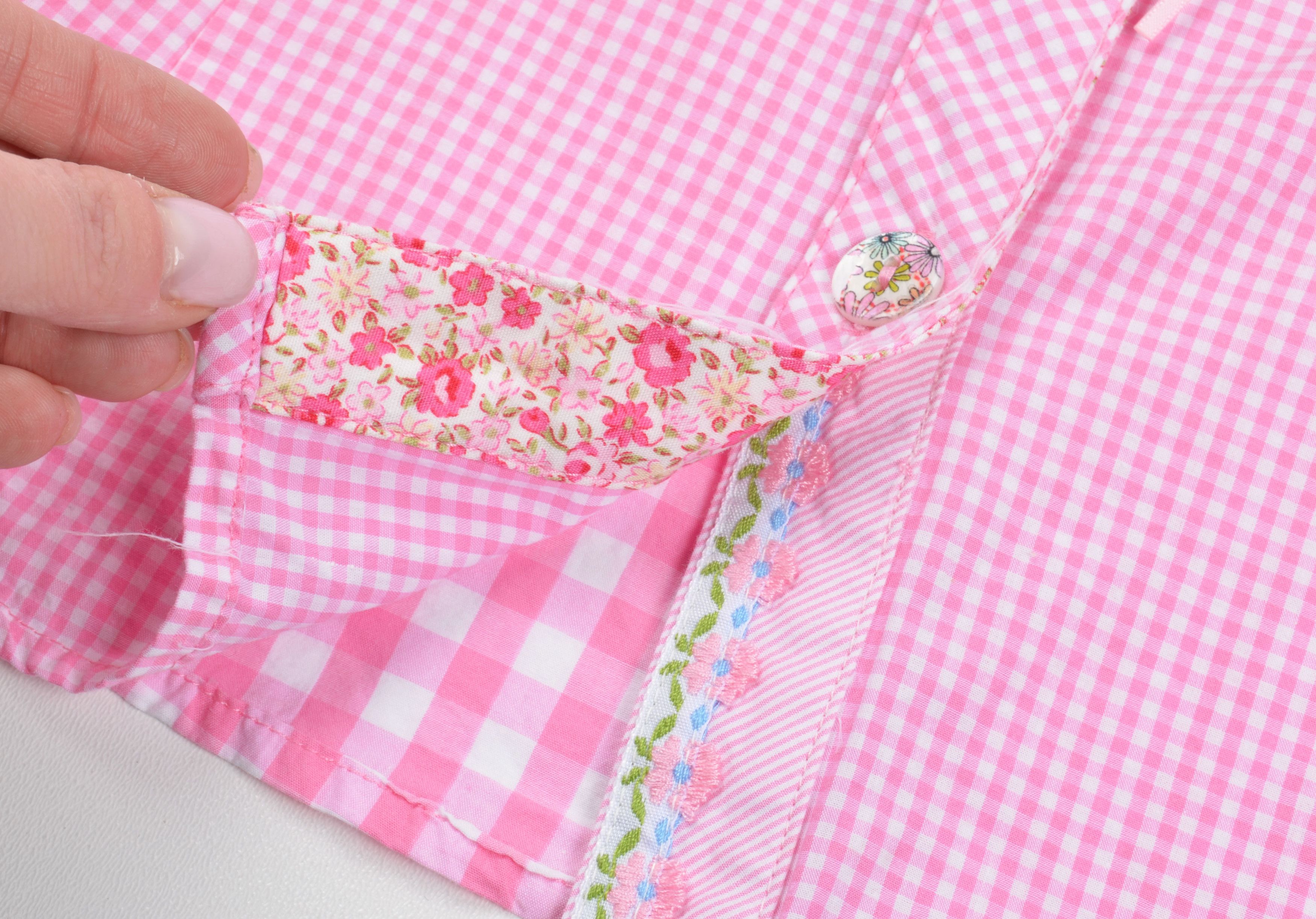 Vintage Kruger Y2K Checkered Baby Doll Austrian Cottagecore Shirt Size S / US 4 / IT 40 - 9 Thumbnail