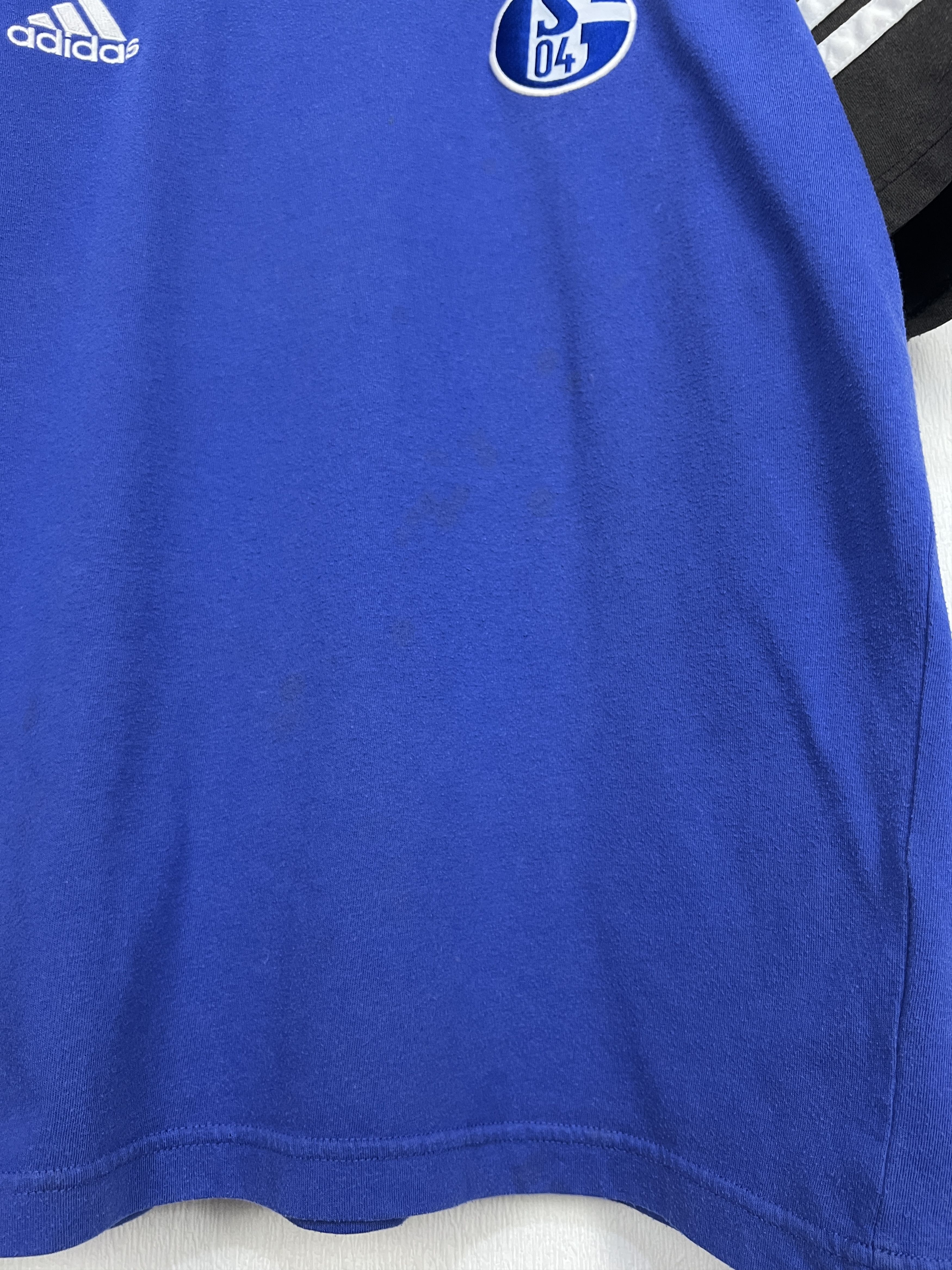 Adidas Vintage 90's Adidas FC Schalke 04 Football Train Shirt Size US L / EU 52-54 / 3 - 5 Thumbnail