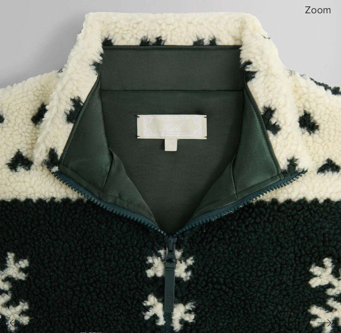Kith KITH KITHMAS ALL-OVER PRINTED SHERPA JACKET - STADIUM Size US L / EU 52-54 / 3 - 4 Thumbnail