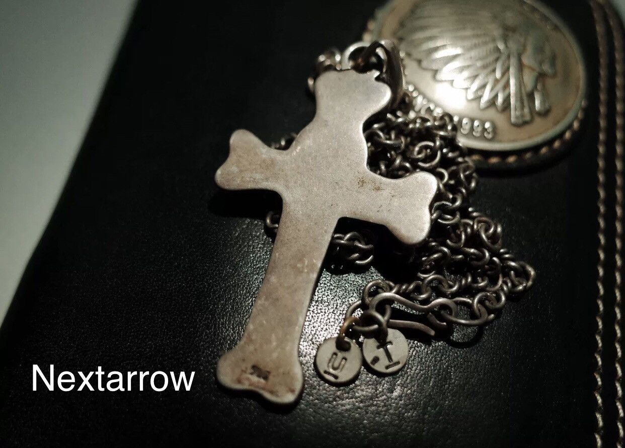 Undercover Undercover x Trash Co branded Sapphire Skull Cross Necklace Size ONE SIZE - 2 Thumbnail
