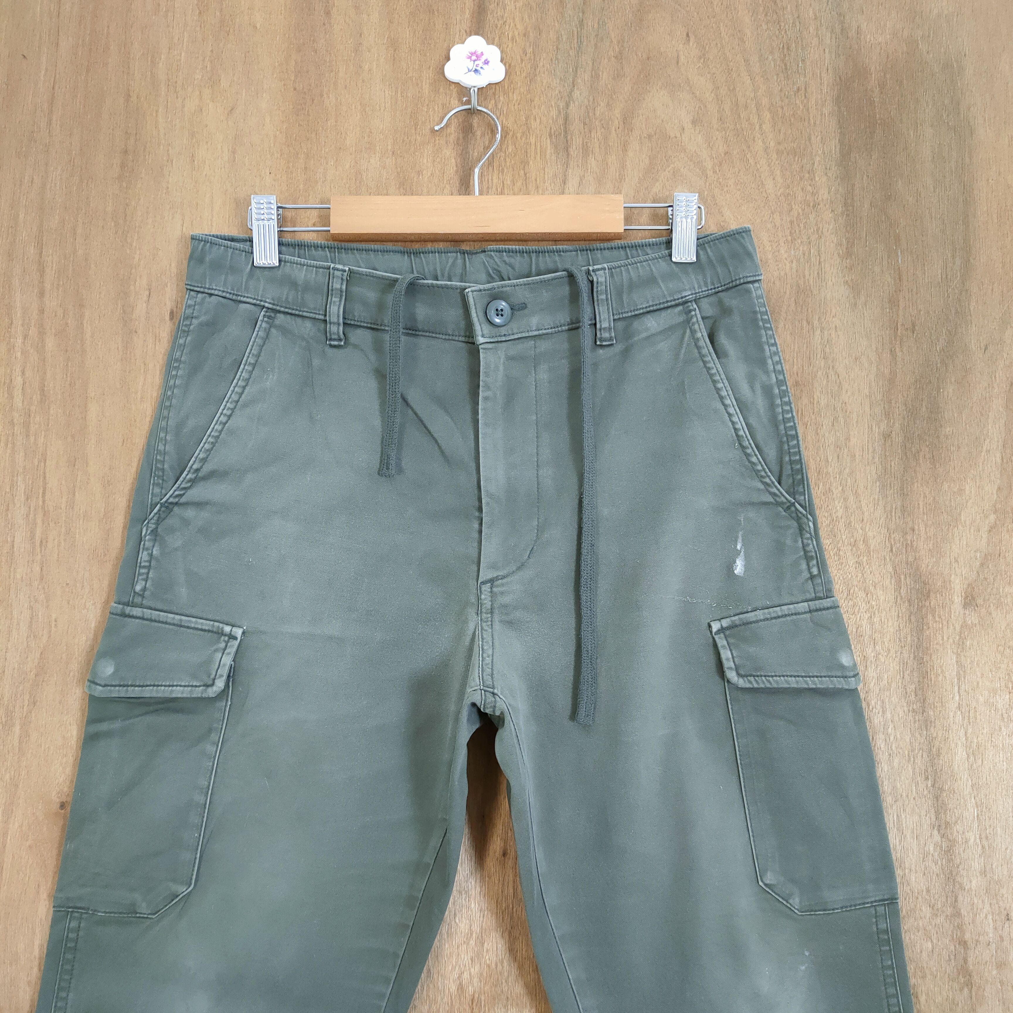 Japanese Brand JAPANESE BRAND GREEN EASY CARGO PANTS Size US 29 - 3 Thumbnail
