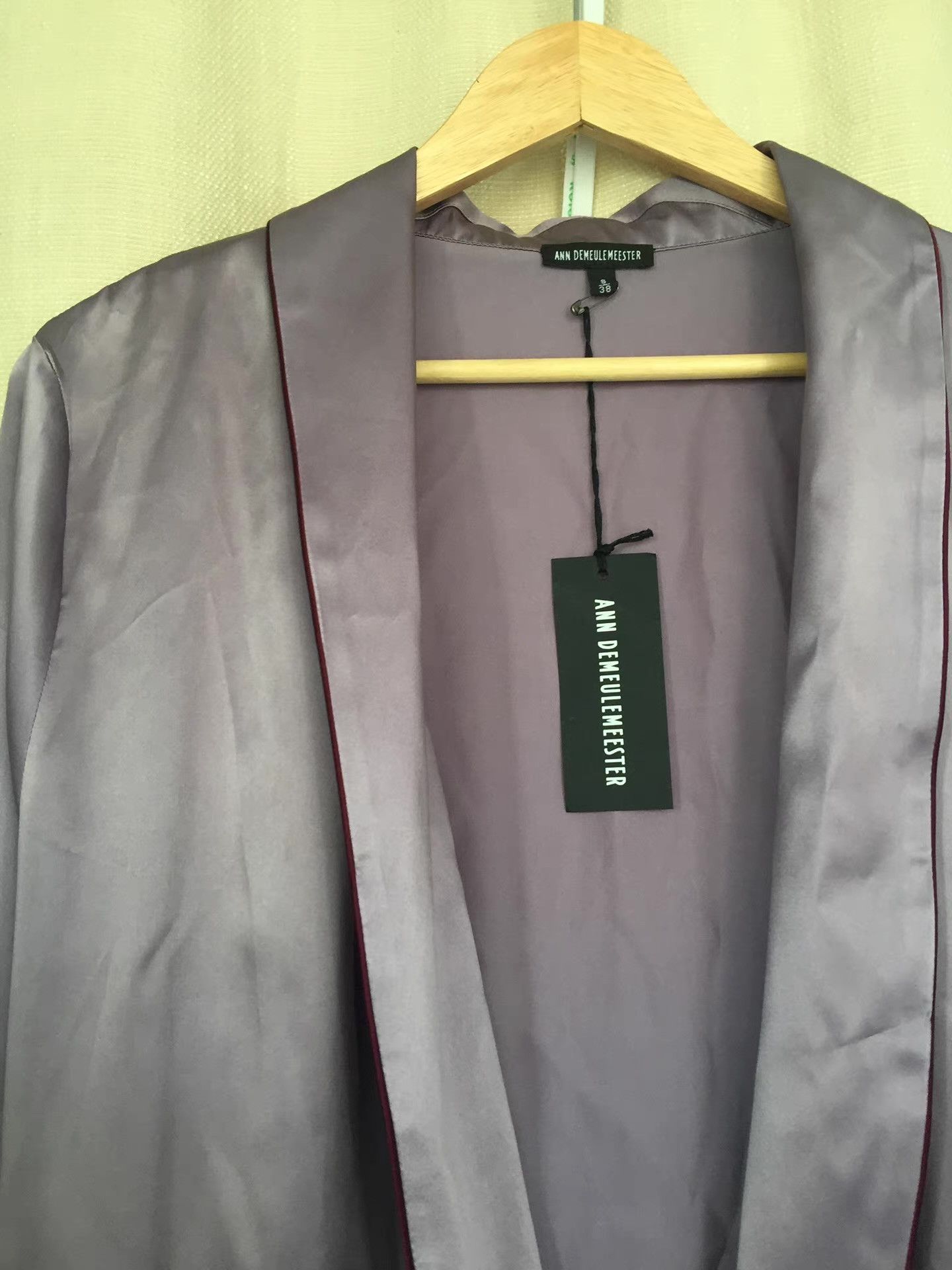 Ann Demeulemeester Ann Demeulemeester FW19 Silk Violet Kimono Robe Ｑ21 Size US S / EU 44-46 / 1 - 4 Thumbnail