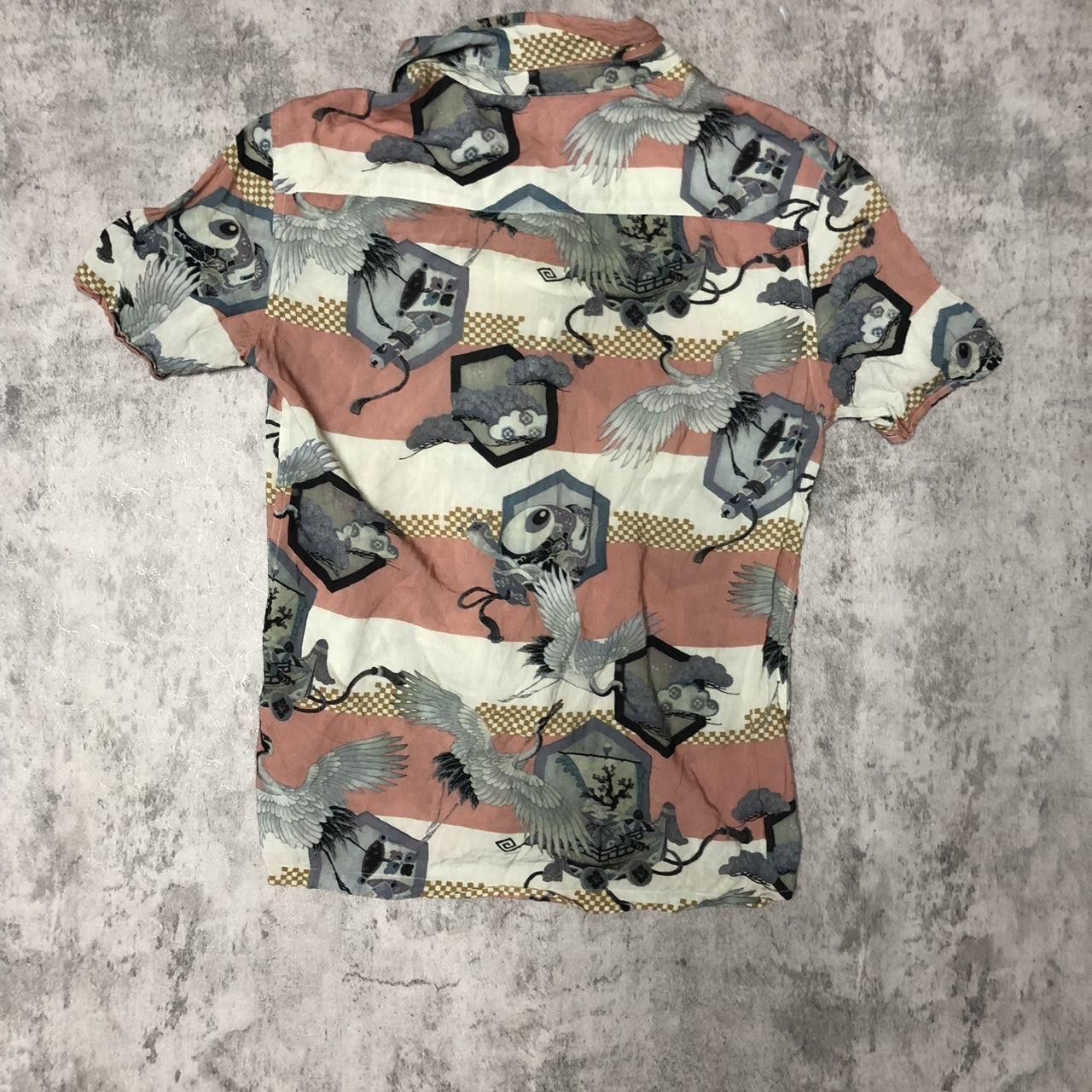 Other AllSaints pink and white bird shirt Size US S / EU 44-46 / 1 - 4 Thumbnail