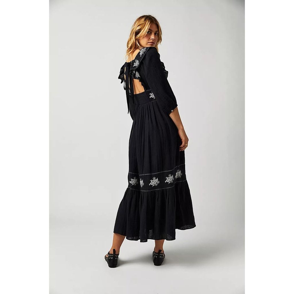 Free People New Free People Lovers Lane Maxi Dress $168 X-SMALL Floral Size XS / US 0-2 / IT 36-38 - 2 Thumbnail