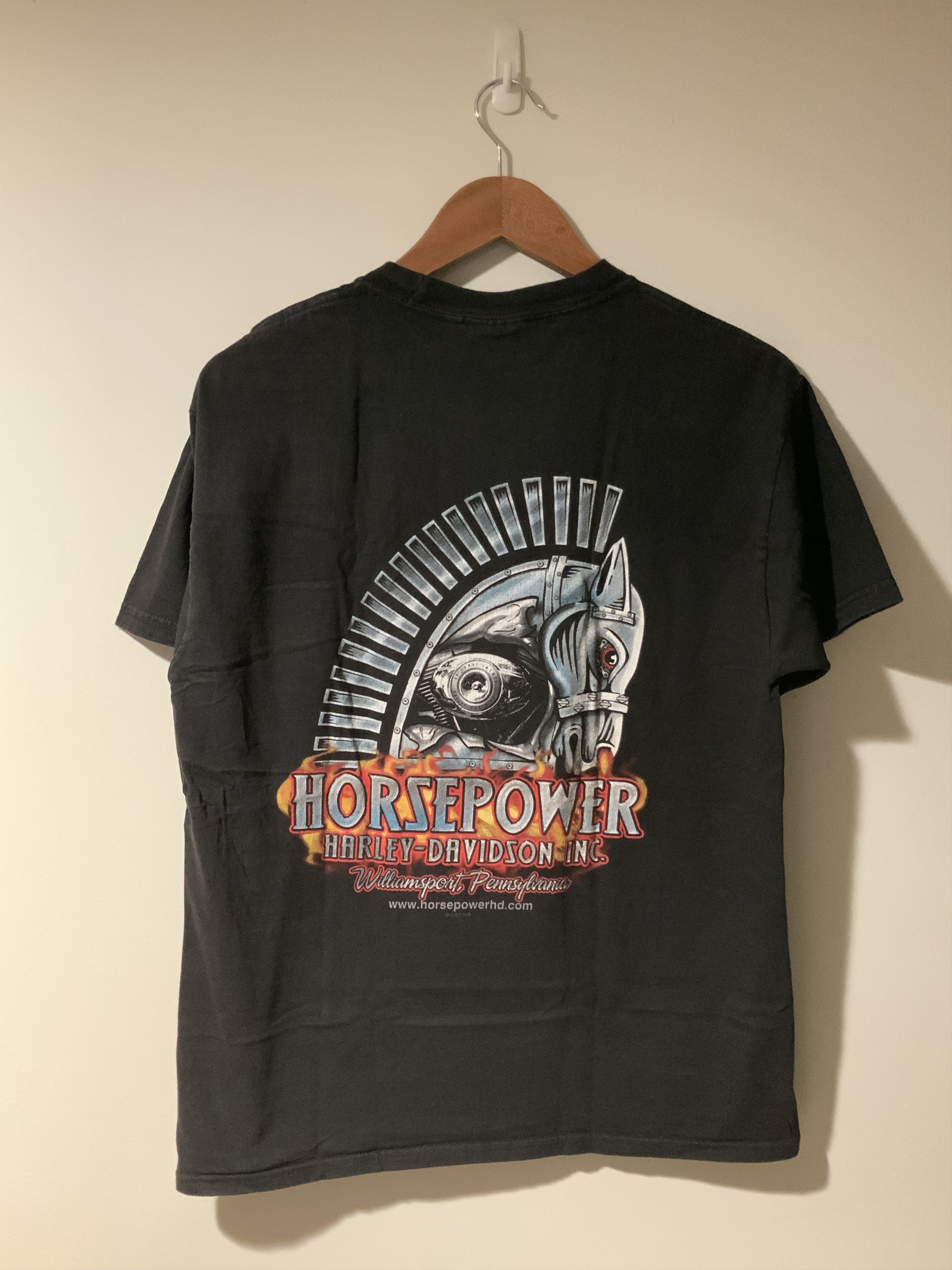 Harley Davidson × Vintage Vintage 2016 Harley Davidson Motorcycle Bulldog T-shirt Size US M / EU 48-50 / 2 - 7 Thumbnail