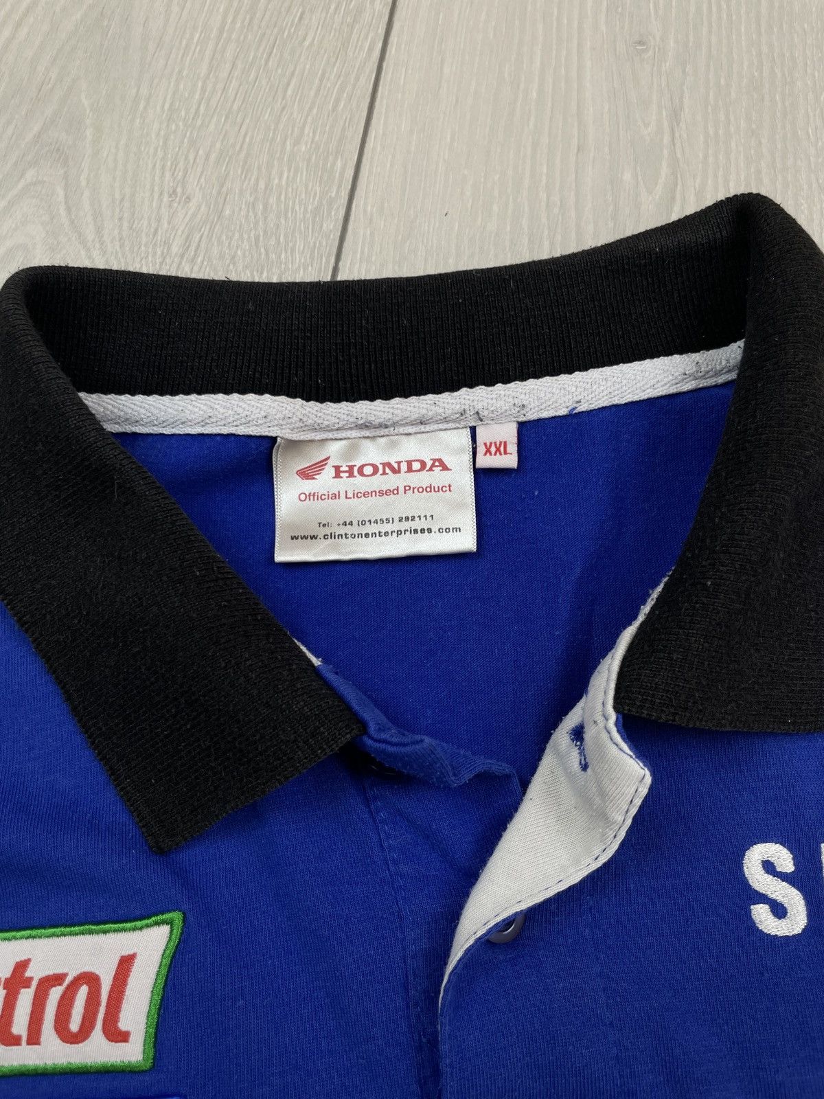 Honda Honda Racing Vintage Men’s Polo Shirt Size XL Blue Size US XL / EU 56 / 4 - 6 Thumbnail