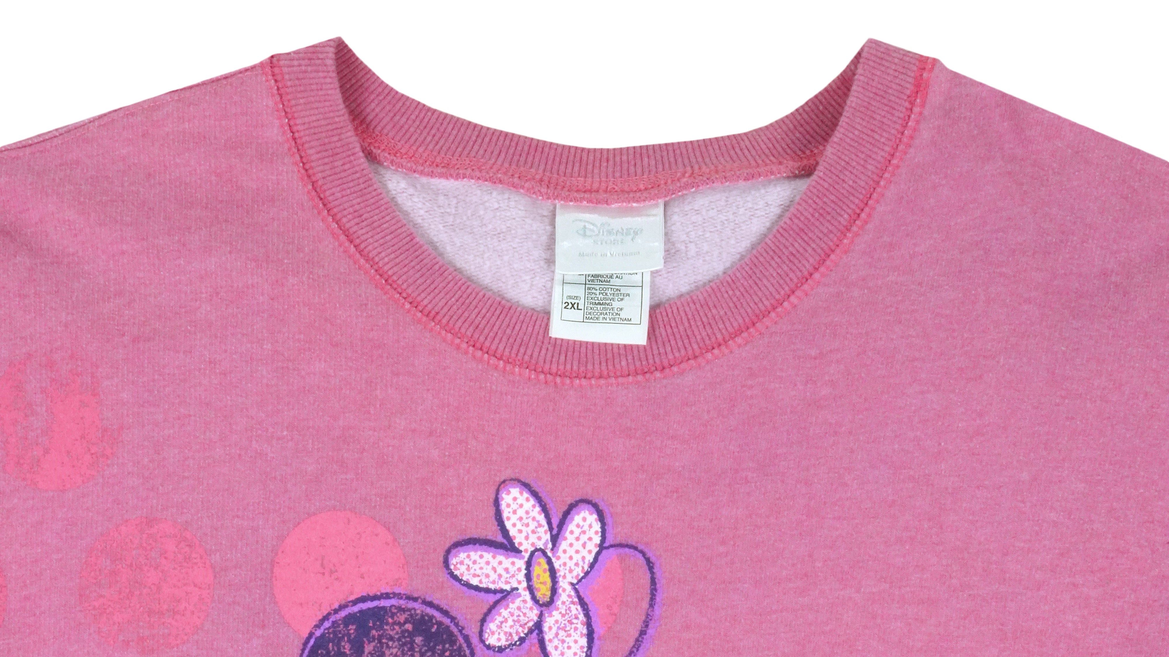 Disney Vintage - Minnie Mouse Crew Neck Sweatshirt 2000s Size XXL / US 16-18 / IT 52-54 - 3 Thumbnail