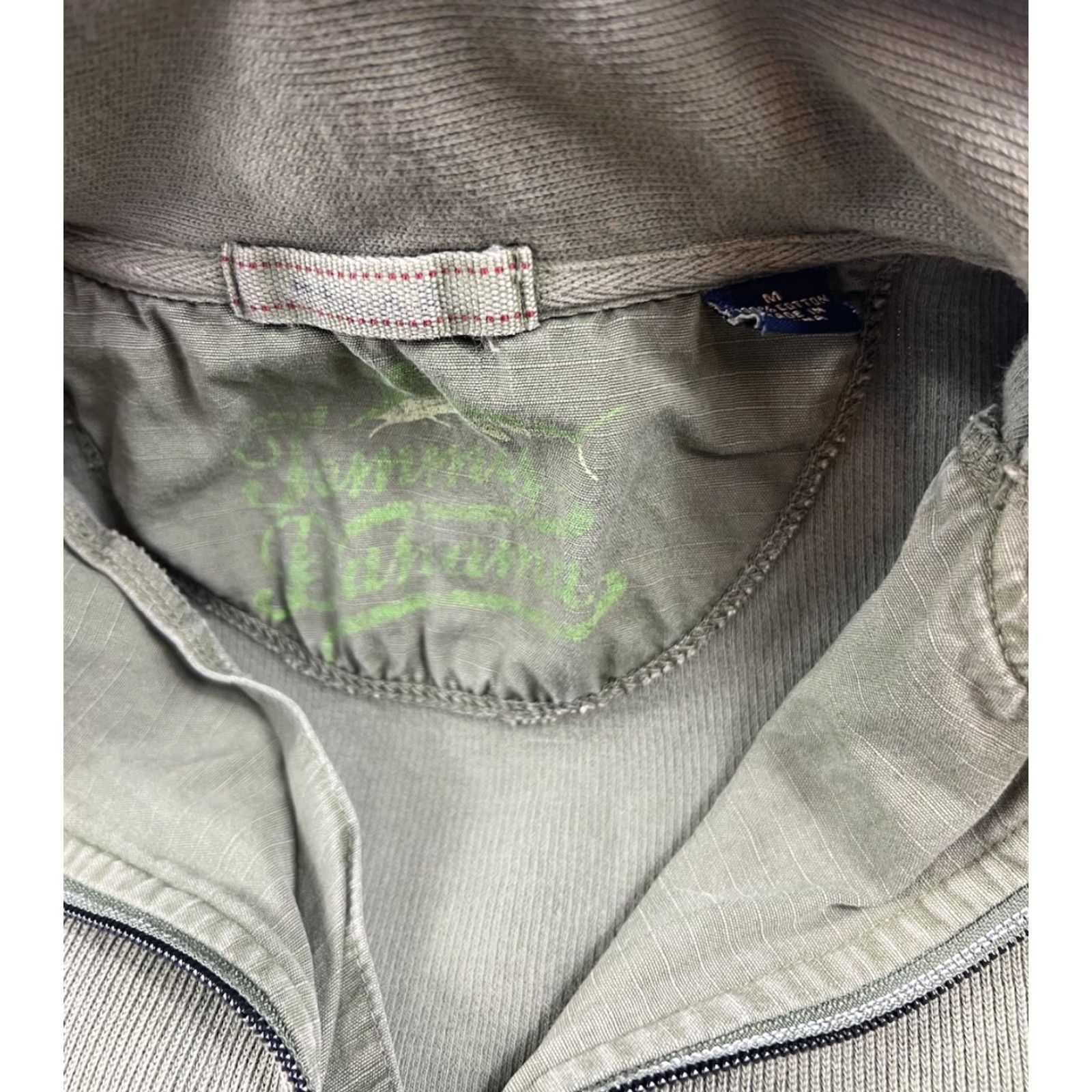 Tommy Bahama VINTAGE Tommy Bahama Sweatshirt Pullover 1/4 Zip Green M Mens Beach Outdoor Classic Relaxed Size M Size US M / EU 48-50 / 2 - 6 Thumbnail