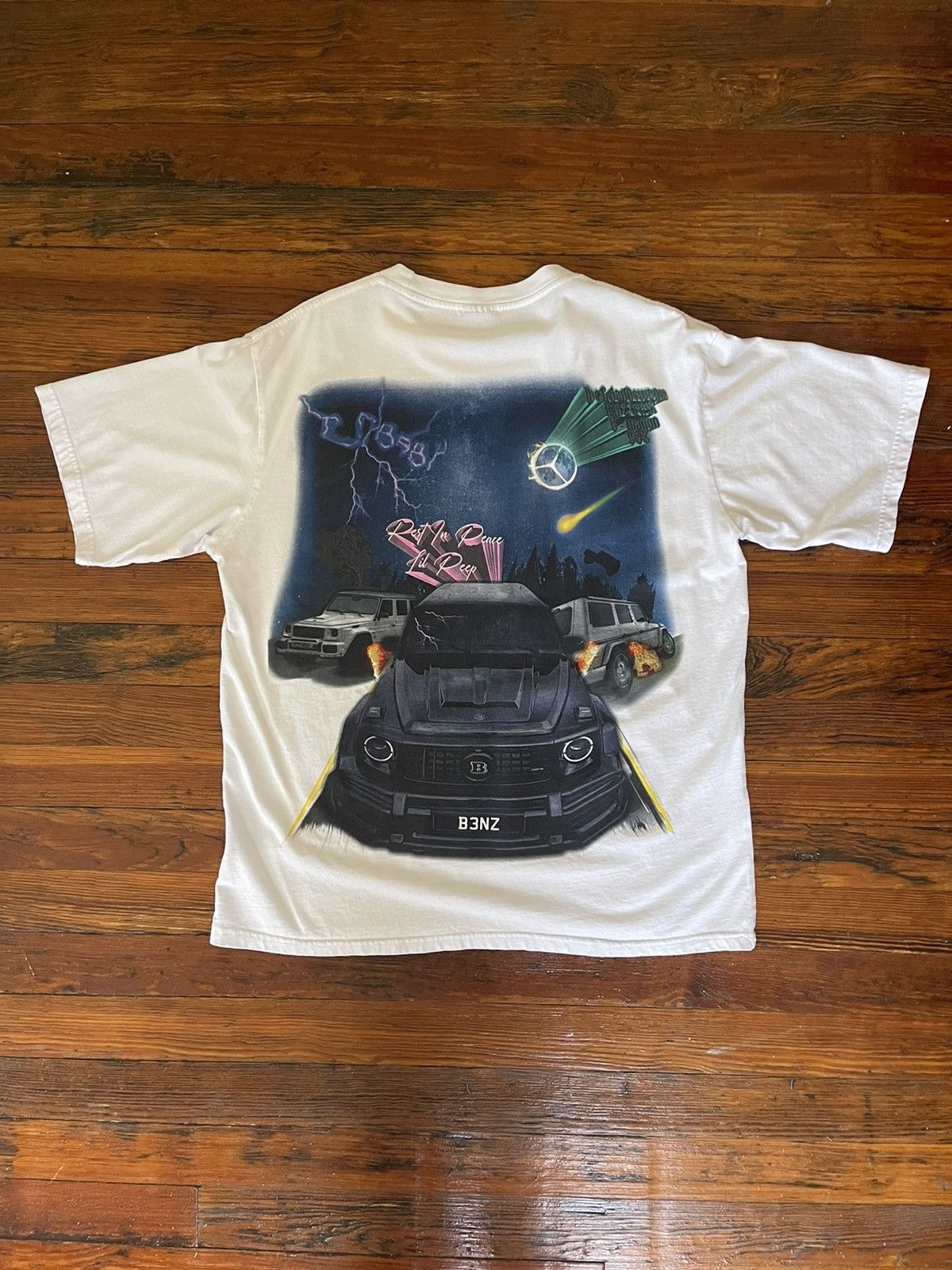 Vintage Mercedes G-Wagon Casper Masi Tee Size M Size US M / EU 48-50 / 2 - 2 Thumbnail