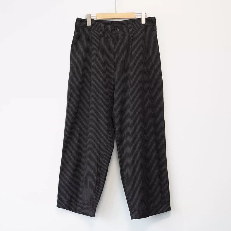 Yohji Yamamoto Yohji Yamamoto size s 96SS Dark Embroidered Stripe Pants 2 Size US 28 / EU 44 - 1 Thumbnail