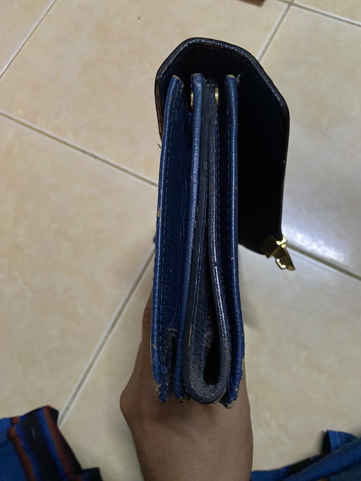 Versace × Vintage Vtg Versace Leather Cluth Bag Size ONE SIZE - 5 Thumbnail
