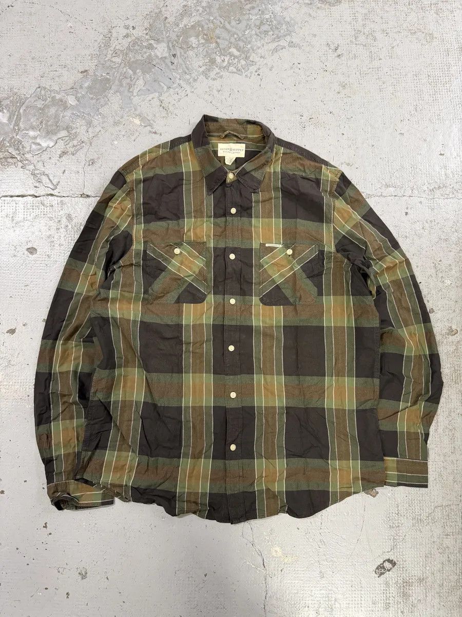 Polo Ralph Lauren Ralph Lauren Denim & Supply Tartan Green Shirt Size US XL / EU 56 / 4 - 5 Thumbnail