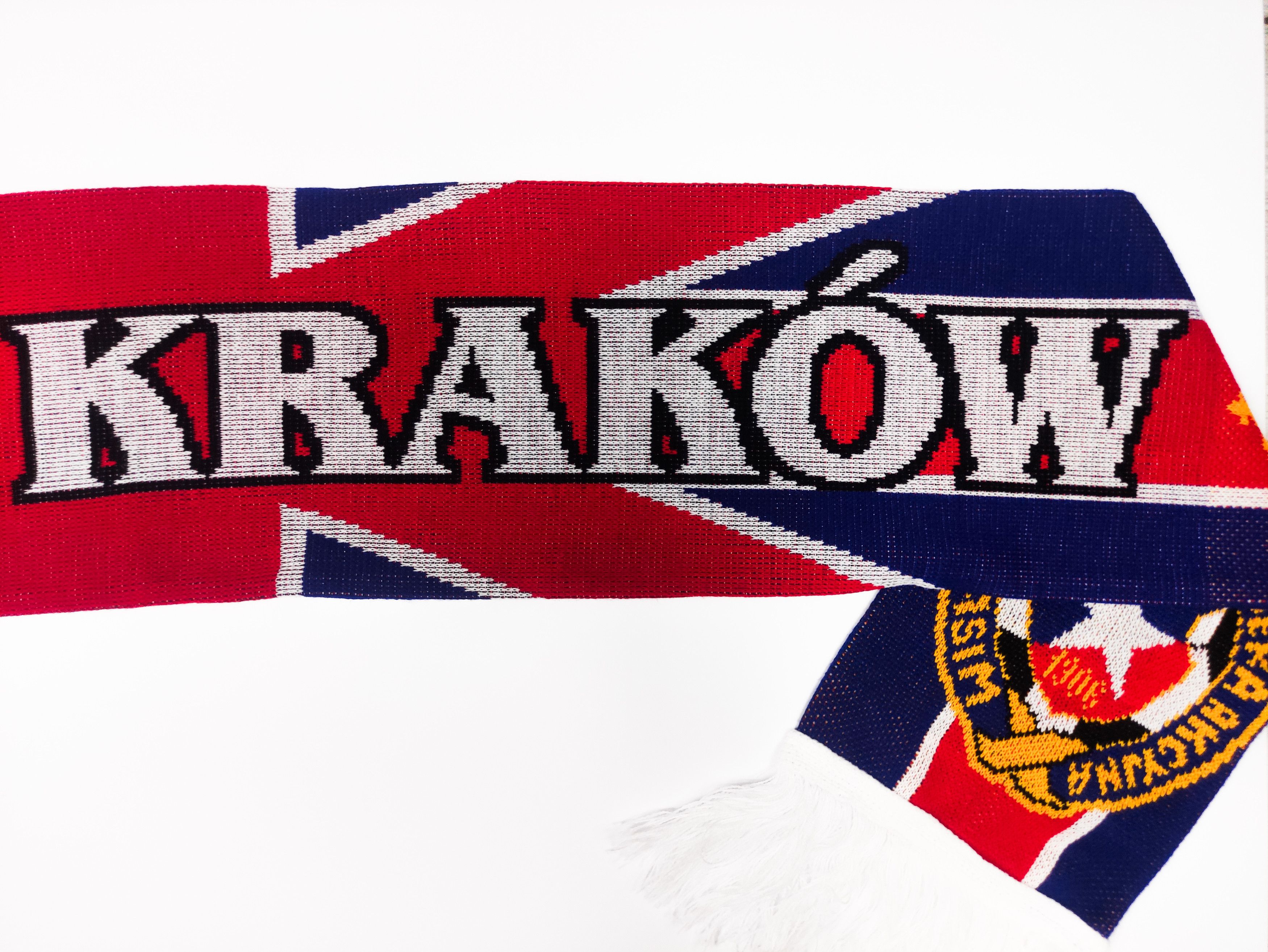 Other Wisla Krakow United Kingdom UK Scarf Hooligans Ultras Polen Size ONE SIZE - 3 Thumbnail