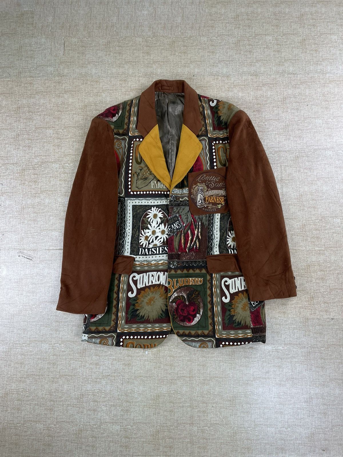 Designer × Vintage VINTAGE FARNESE JAPAN Designer Full Print Art Jacket Size US M / EU 48-50 / 2 - 1 Thumbnail