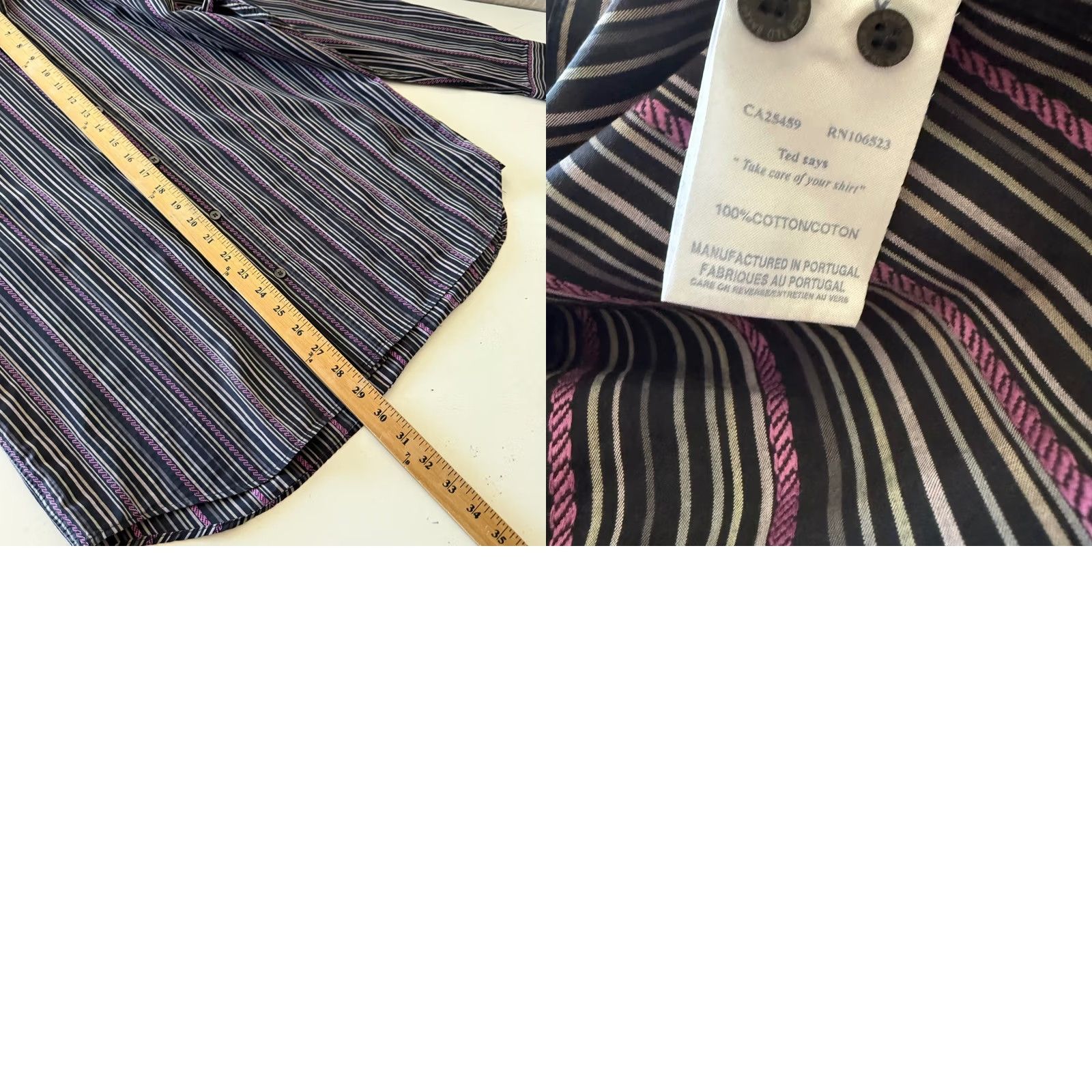 Ted Baker VINTAGE Ted Baker London Mens Shirt Size US M / EU 48-50 / 2 - 8 Thumbnail