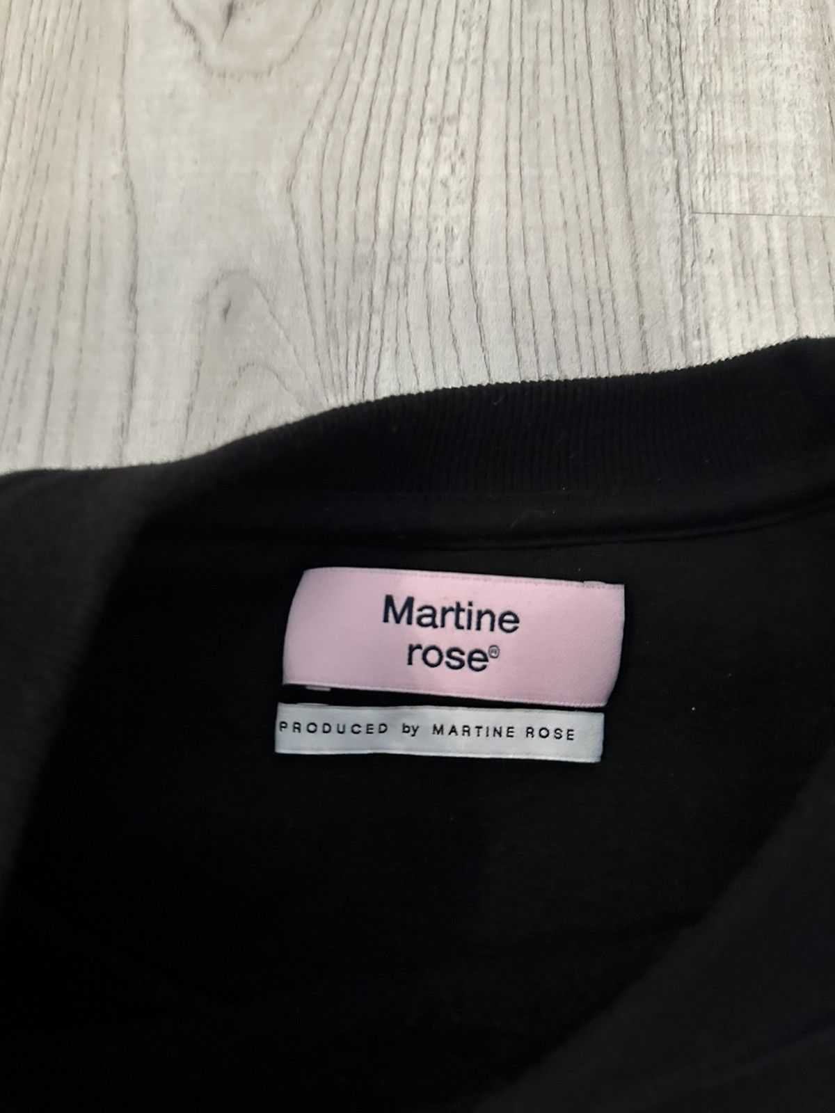 Martine Rose Martine Rose Classic Sweatshirt Black Size US M / EU 48-50 / 2 - 2 Thumbnail
