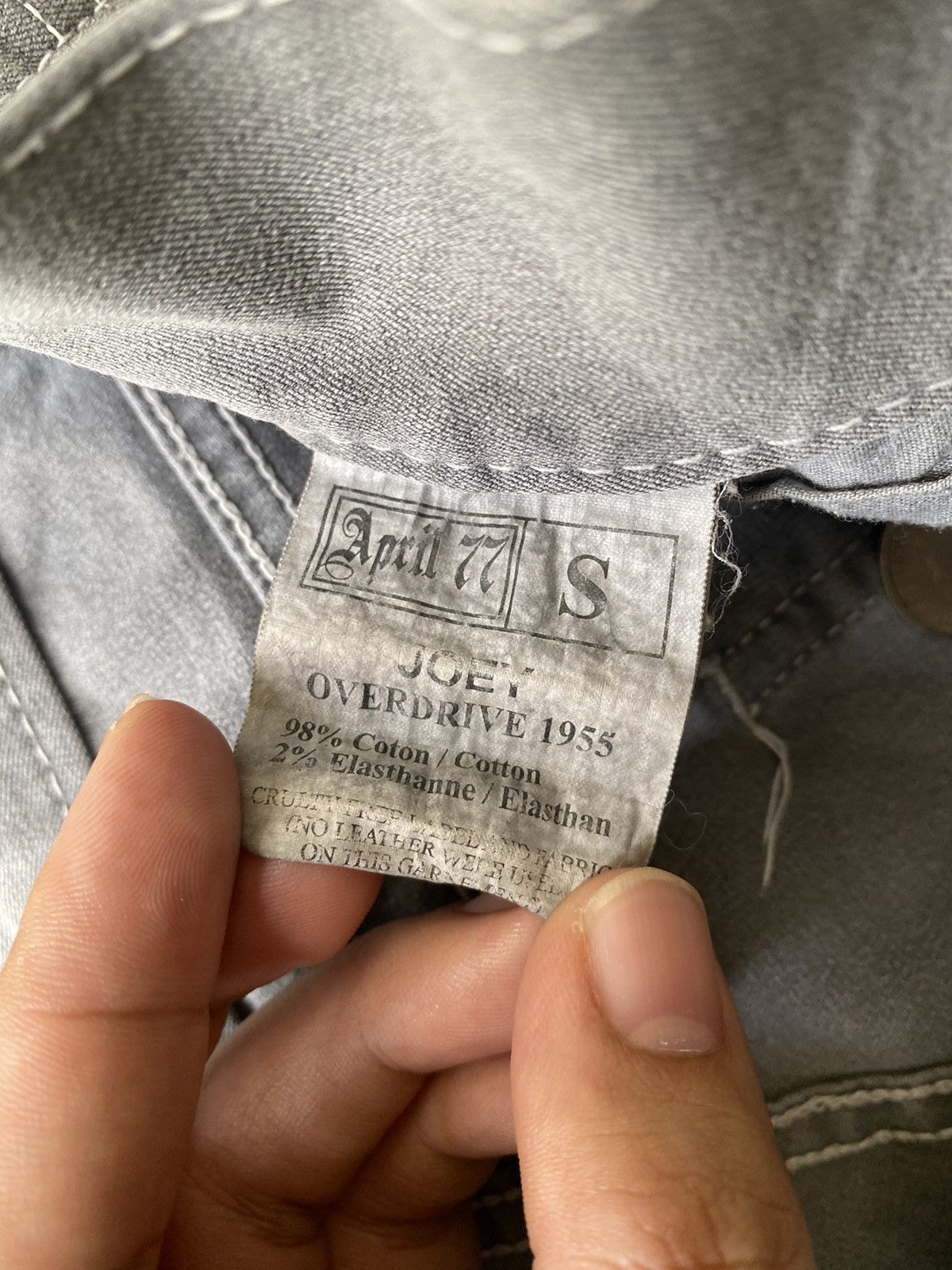 April 77 Vintage Y2K April 77 Joey Overdrive Skinny Jeans Size US 30 / EU 46 - 7 Thumbnail